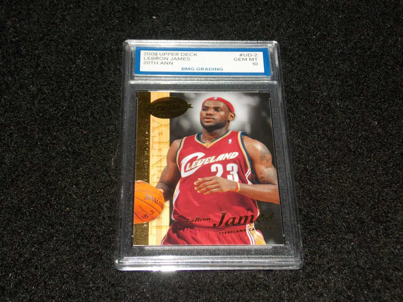 2008 Upper Deck, LEBRON JAMES, GEM MT 10 (1 of 1)