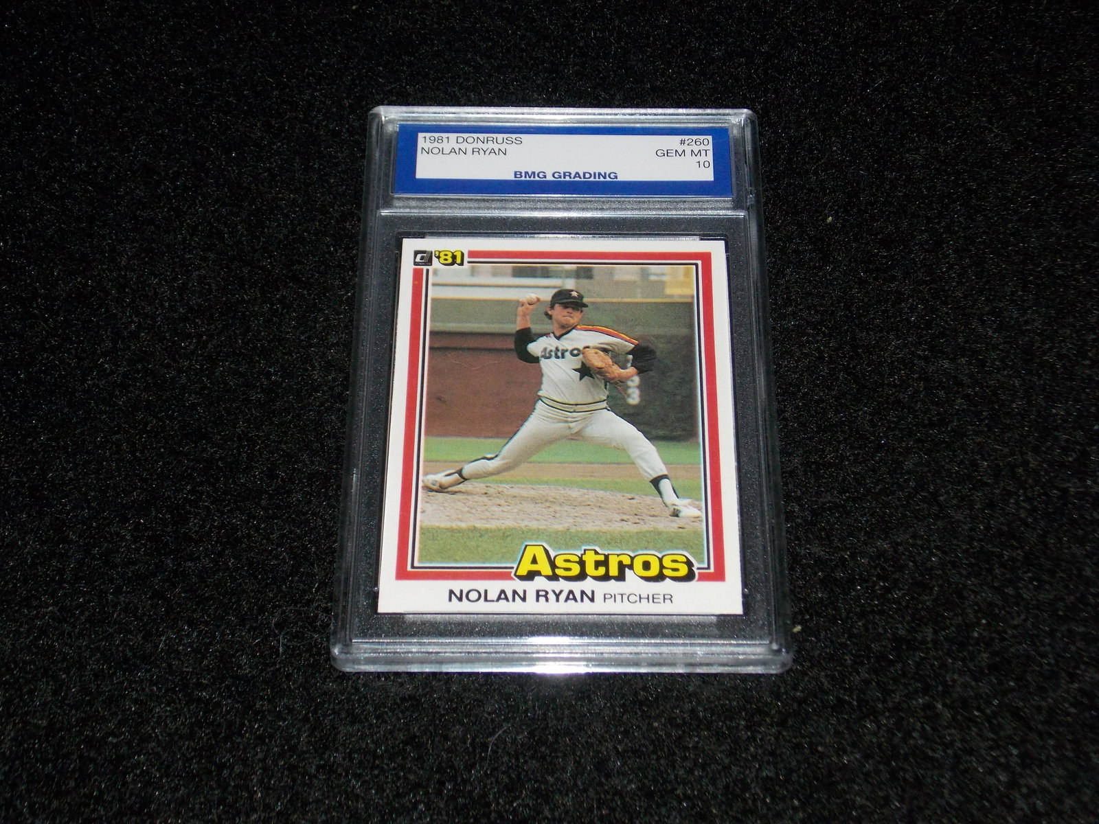 NOLAN RYAN, 1982 Donruss, GEM MT 10 (1 of 1)