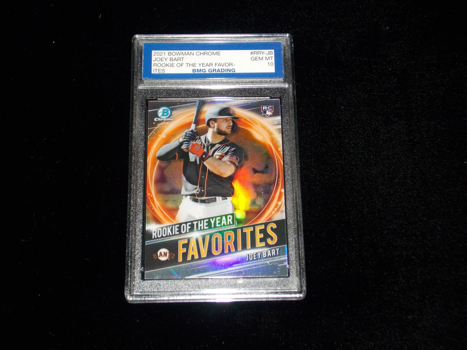 JOEY BART, 2021 Bowman Chrome, GEM MT 10: Rookie of the year facor