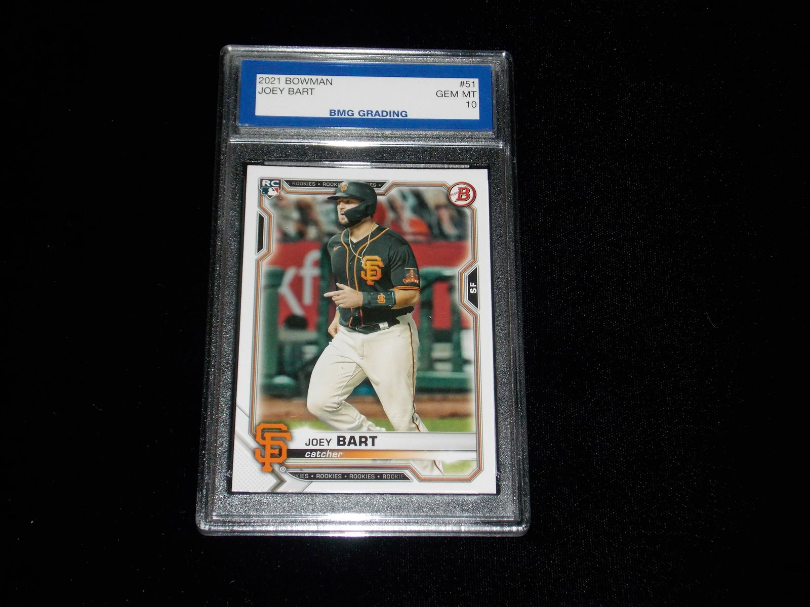 2021 Bowman, JOEY BART, GEM MT 10: GEM MT 10