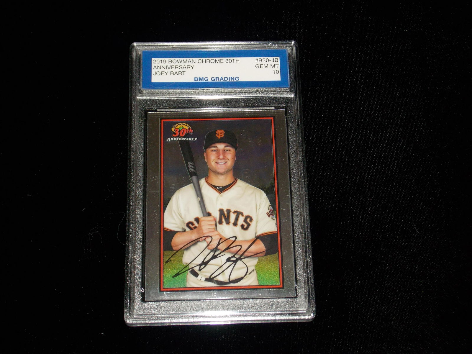 2019 Bowman Chrome 30th ANN, JOEY BART, GEM MT 10: GEM MT 10