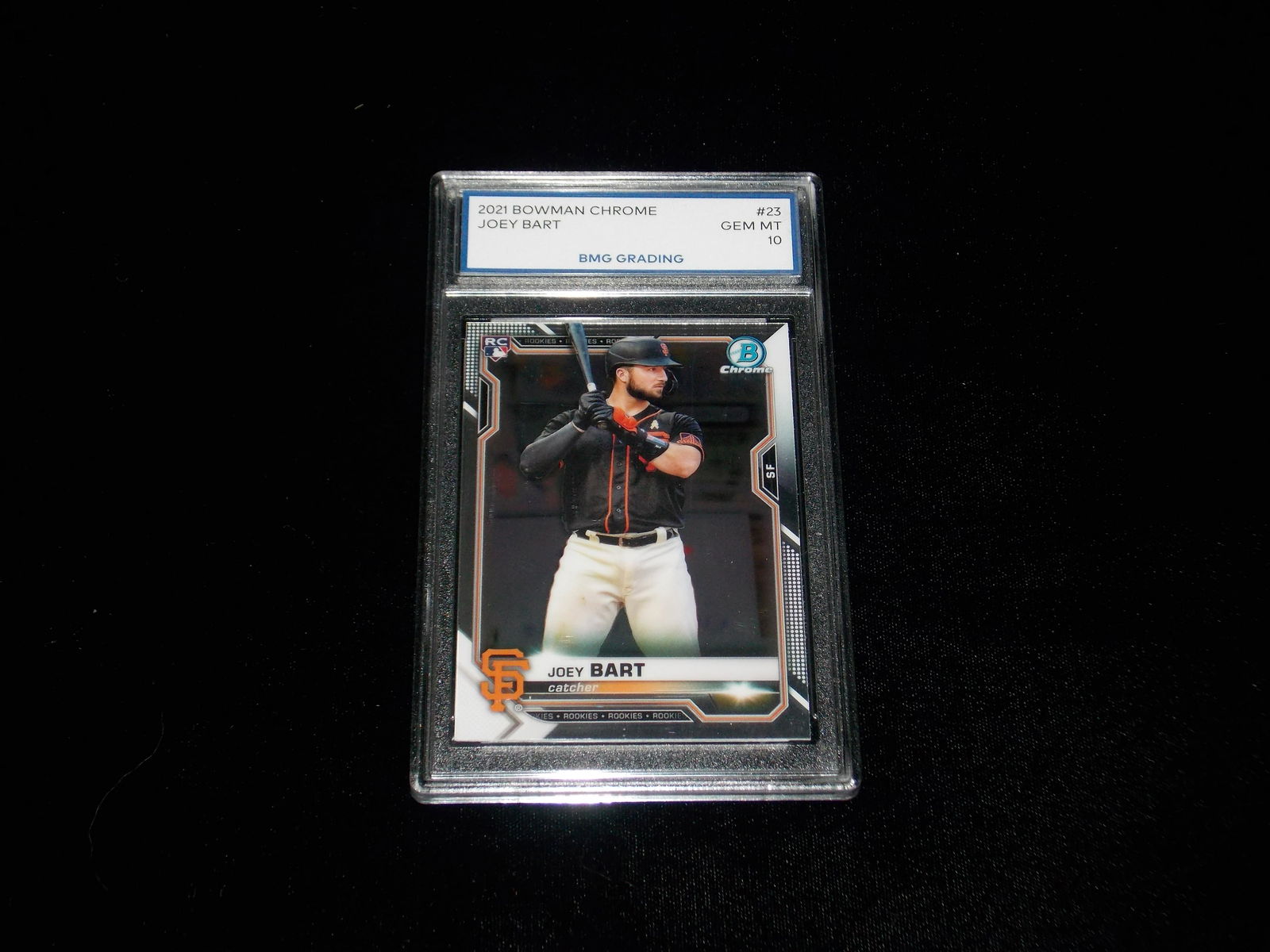 JOEY BART, 2021 Bowman Chrome, GEM MT 10 (1 of 1)