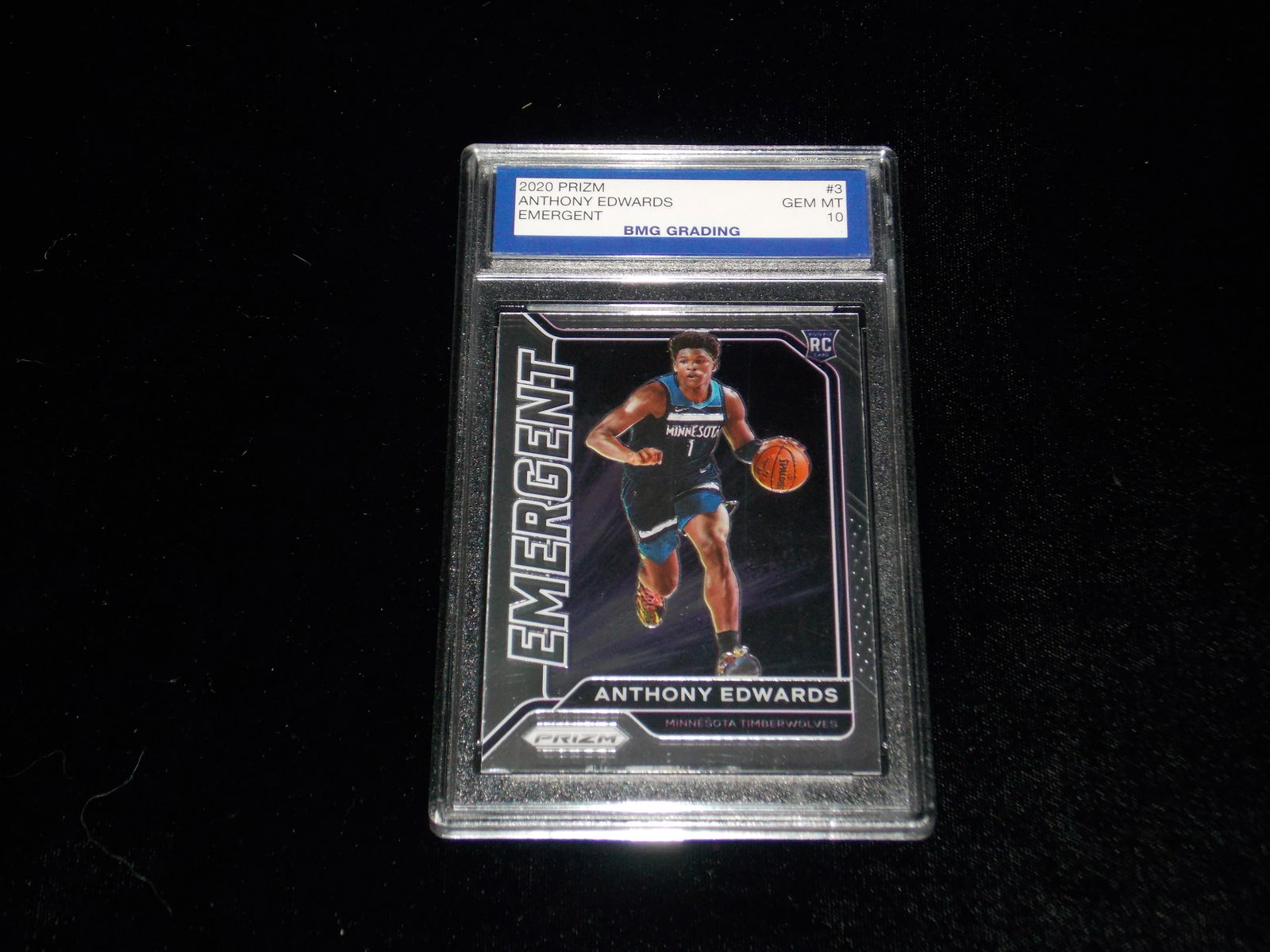 ANTHONY EDWARDS, 2020 Prizm, GEM MT 10 (1 of 1)