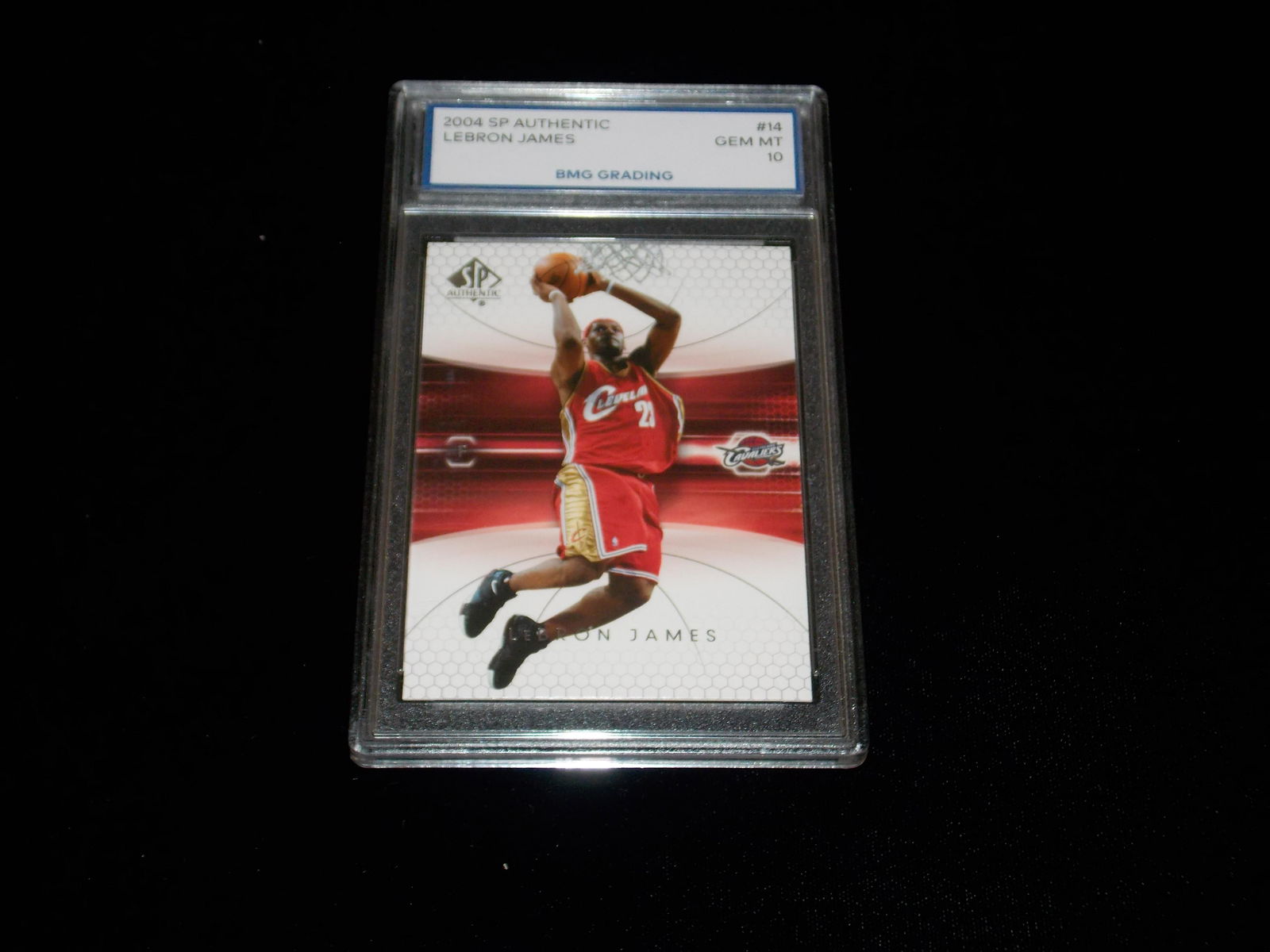 LEBRON JAMES, 2004 SP Authentic, GEM MT 10 (1 of 1)