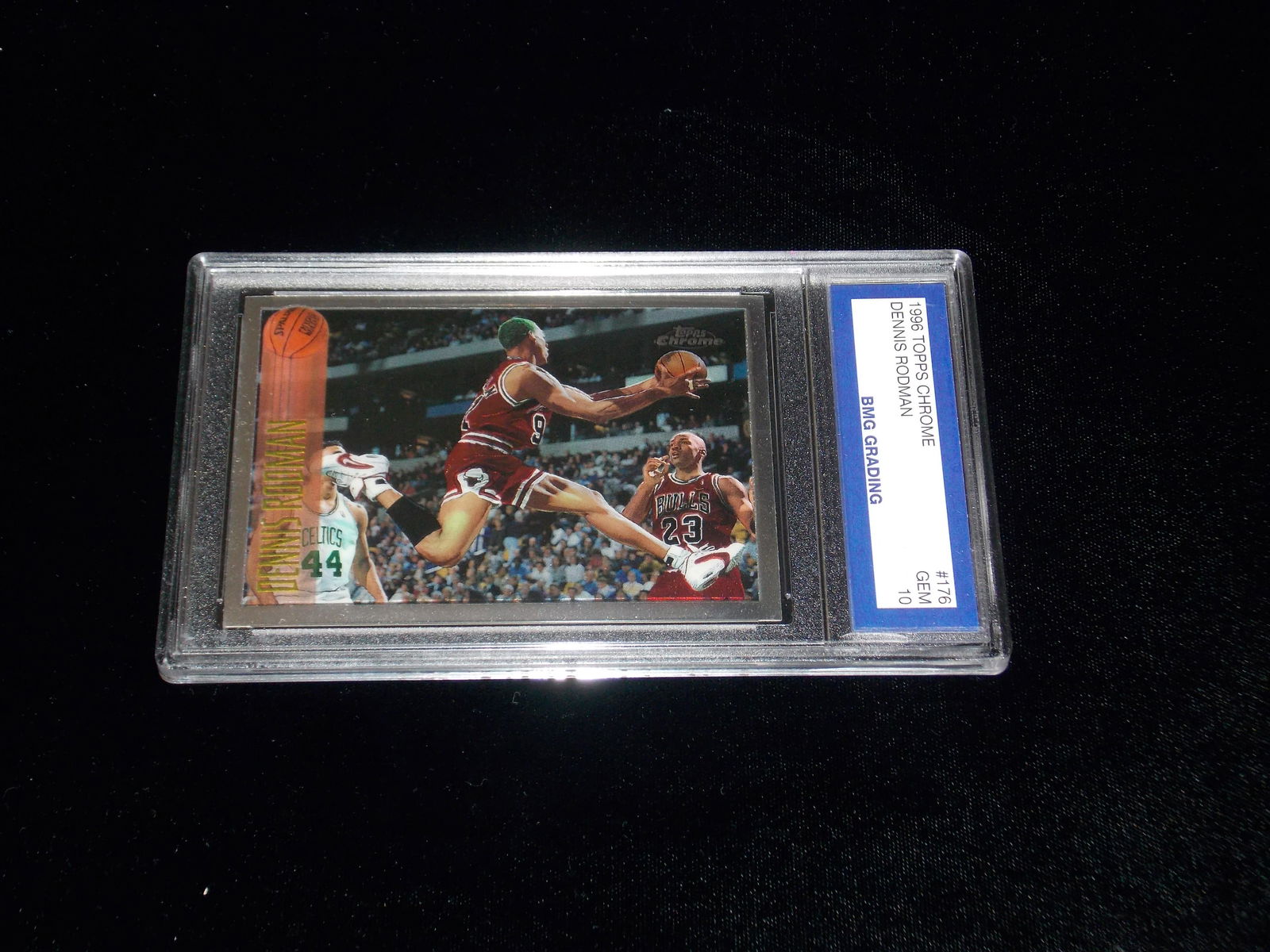 1996 Topps Chrome, DENNIS RODMAN, GEM MT 10 (1 of 1)