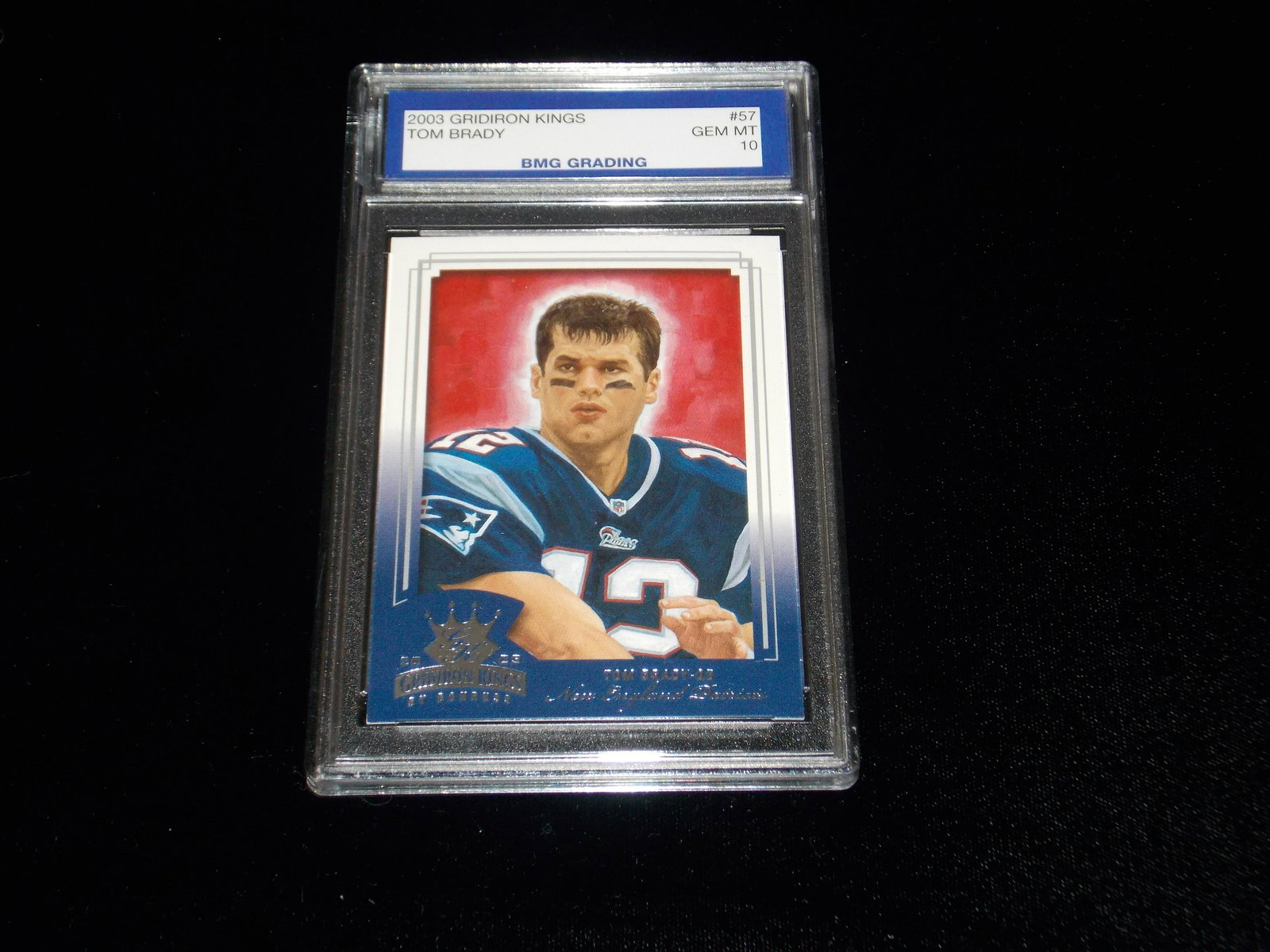 TOM BRADY, 2003 Gridiron Kings, GEM MT 10 (1 of 1)