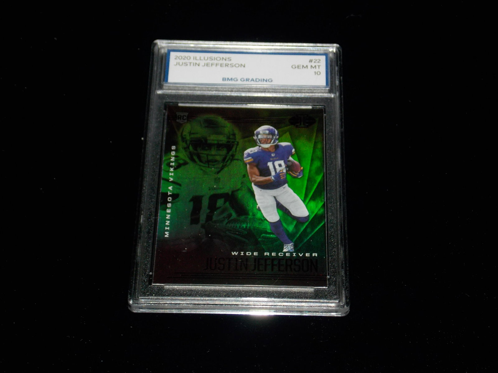 JUSTIN JEFFERSON, 2020 Illusions, GEM MT 10 (1 of 1)