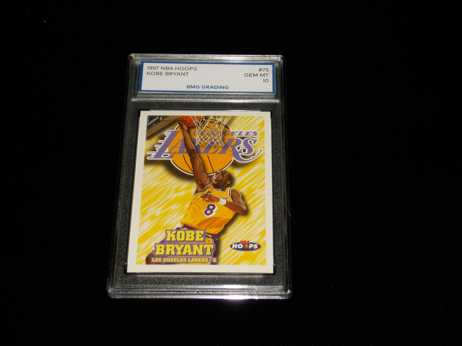 KOBE BRYANT, GEM MT 10, 1997 NBA Hoops (1 of 1)