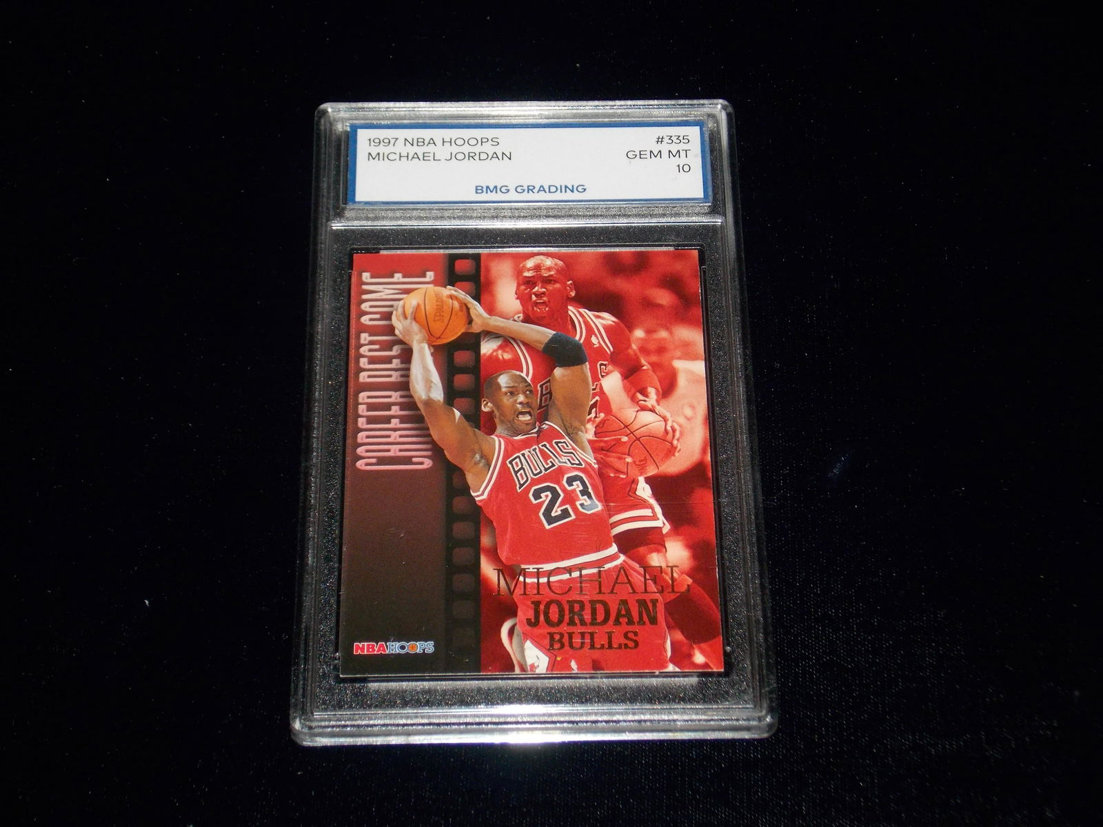 MICHAEL JORDAN, GEM MT 10, 1997 NBA Hoops (1 of 1)