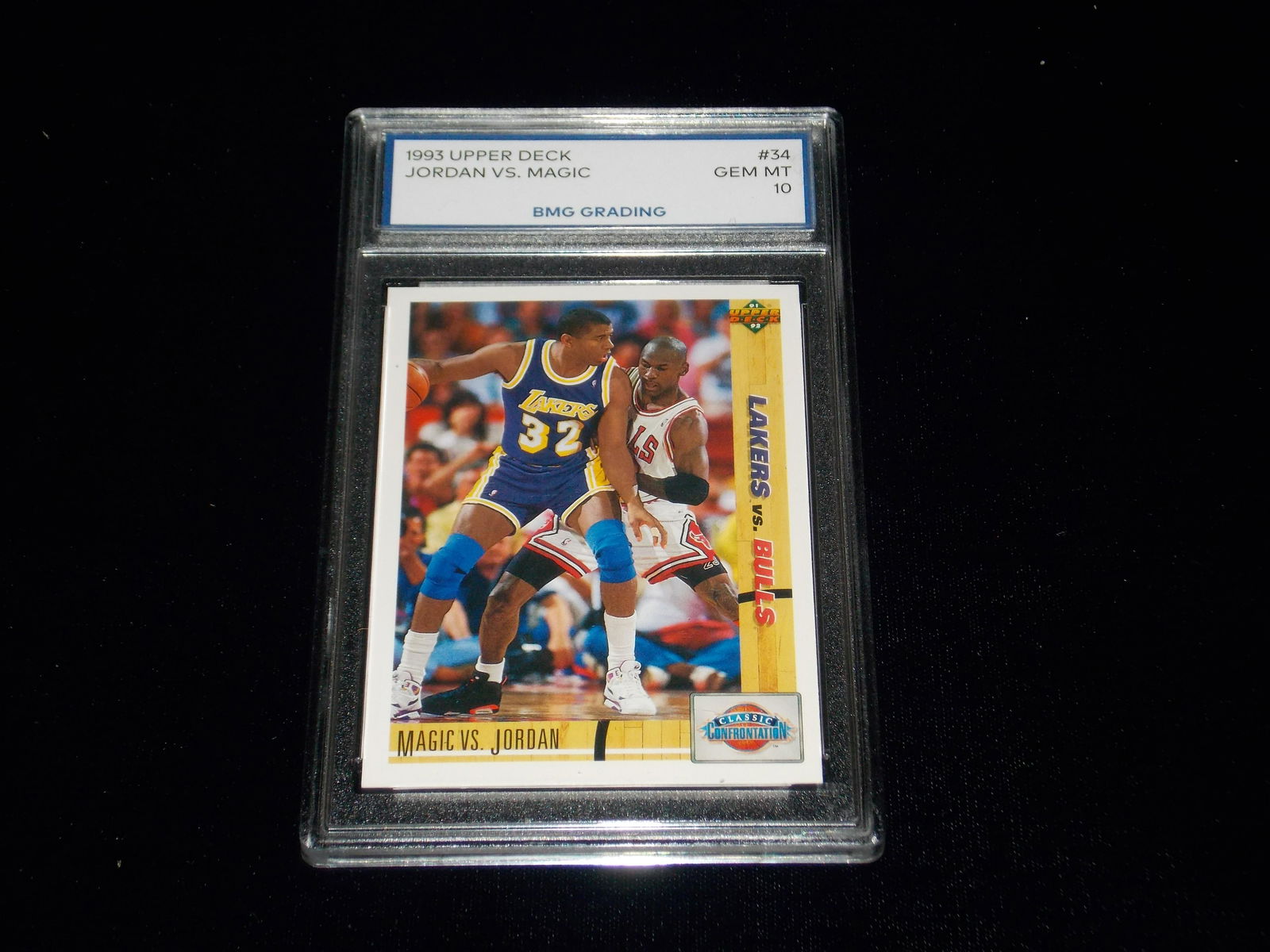 1993 Upper Deck, Michael Jordan vs MAGIC GEM MT 10 (1 of 1)