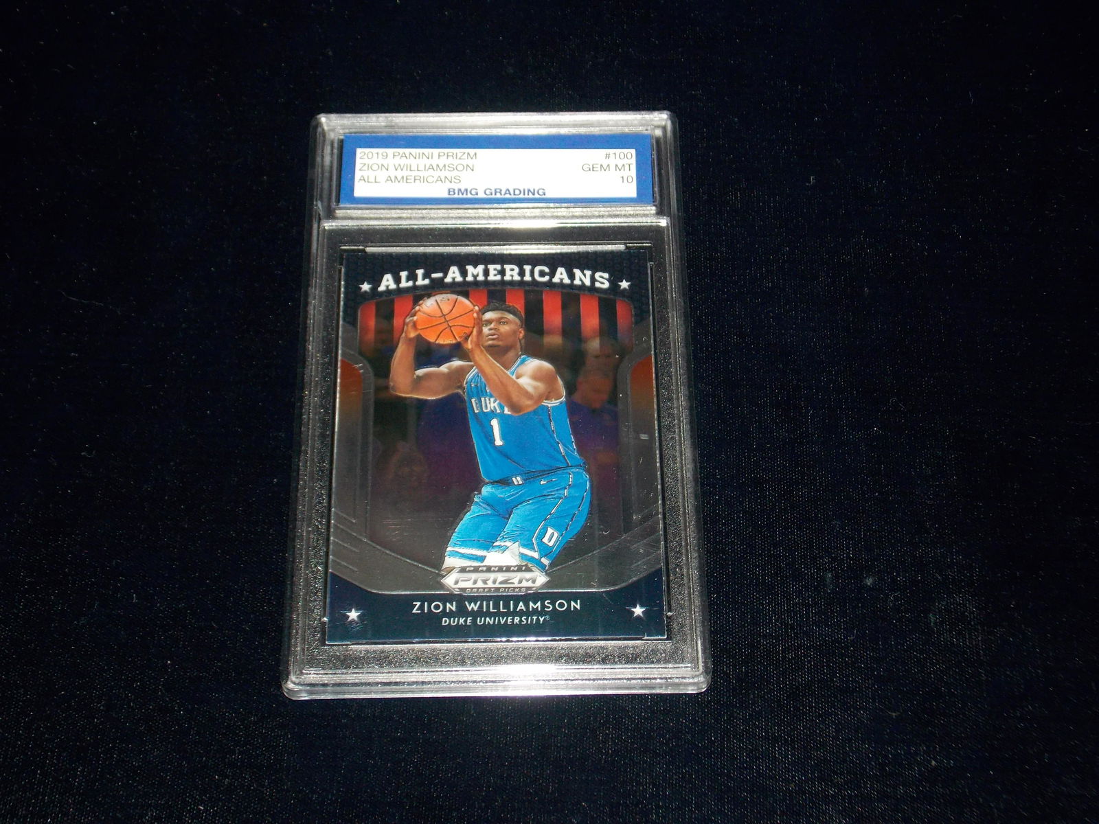 ZION WILLIAMSON, 2019 Panini Prizm, GEM MT 10 (1 of 1)
