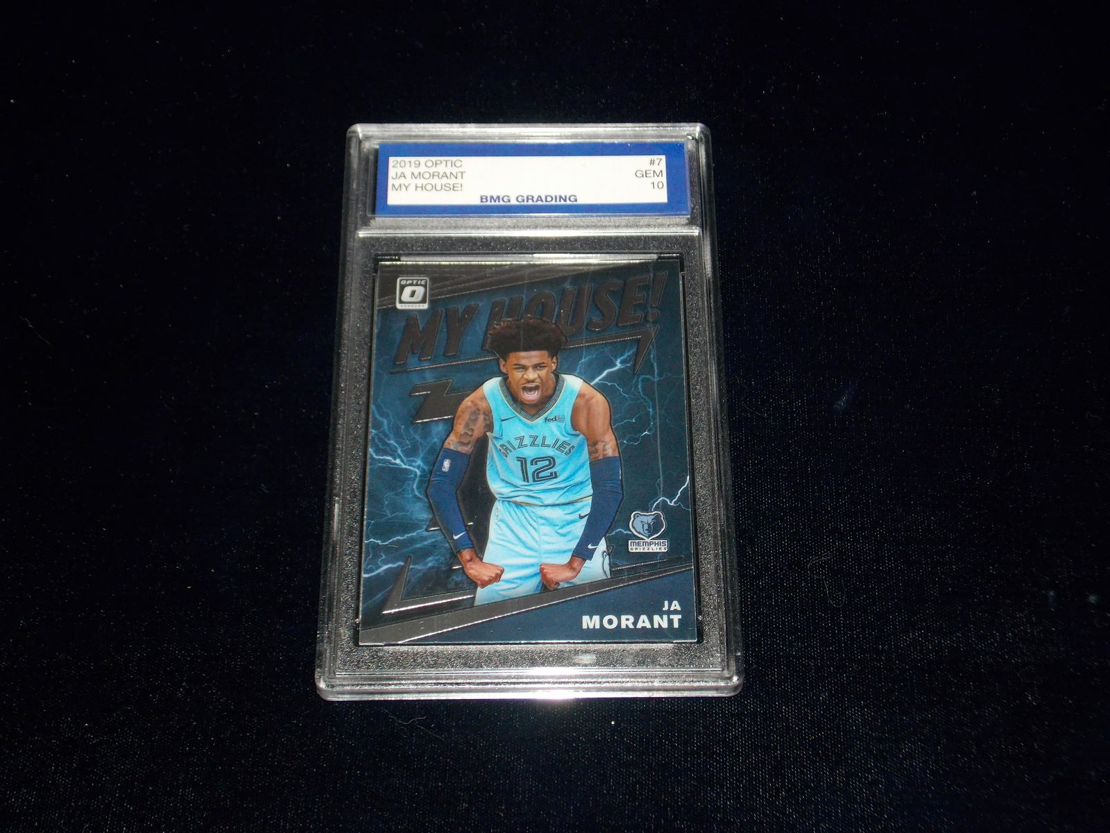 2019 Optic, JA MORANT, GEM MT 10 (1 of 1)