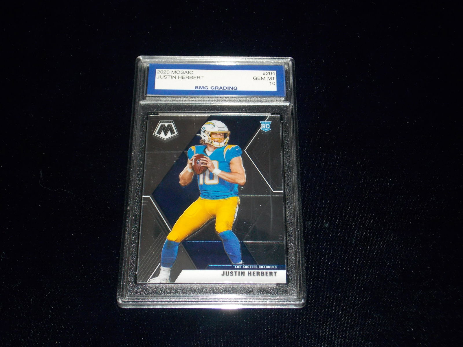 JUSTIN HERBERT, 2020 Mosaic, GEM MT 10 (1 of 1)