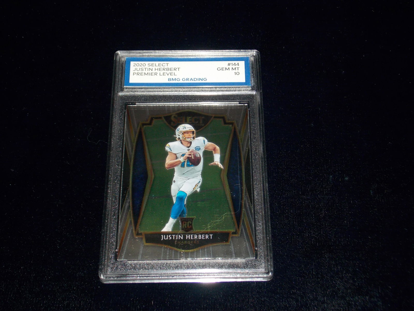 JUSTIN HERBERT, 2020 Select, GEM MT 10 (1 of 1)