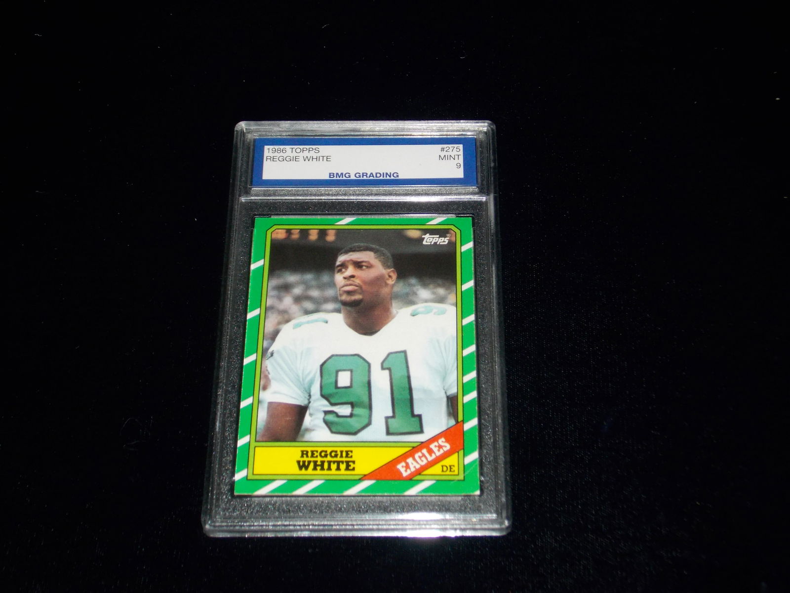 REGGIE WHITE, 1986 Topps, Mint 9 (1 of 1)
