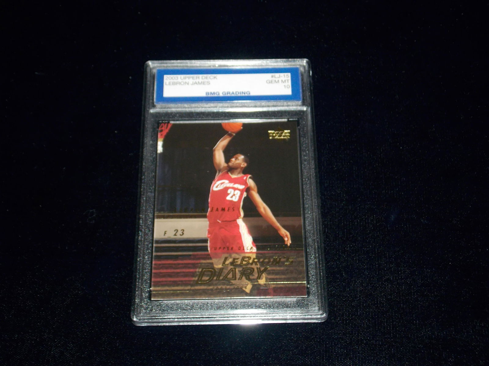 LEBRON JAMES, 2003 Upper Deck, GEM MT 10 (1 of 1)