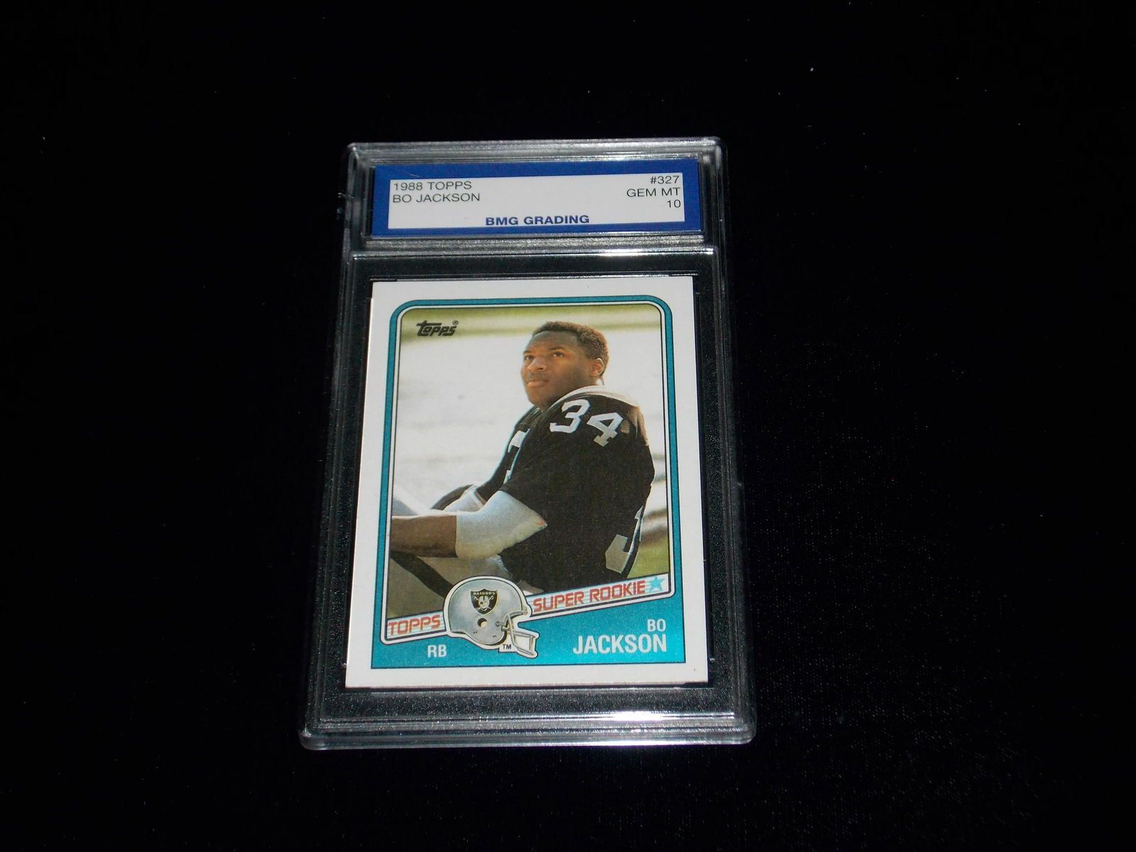 BO JACKSON, 1988 Topps, GEM MT 10 (1 of 1)