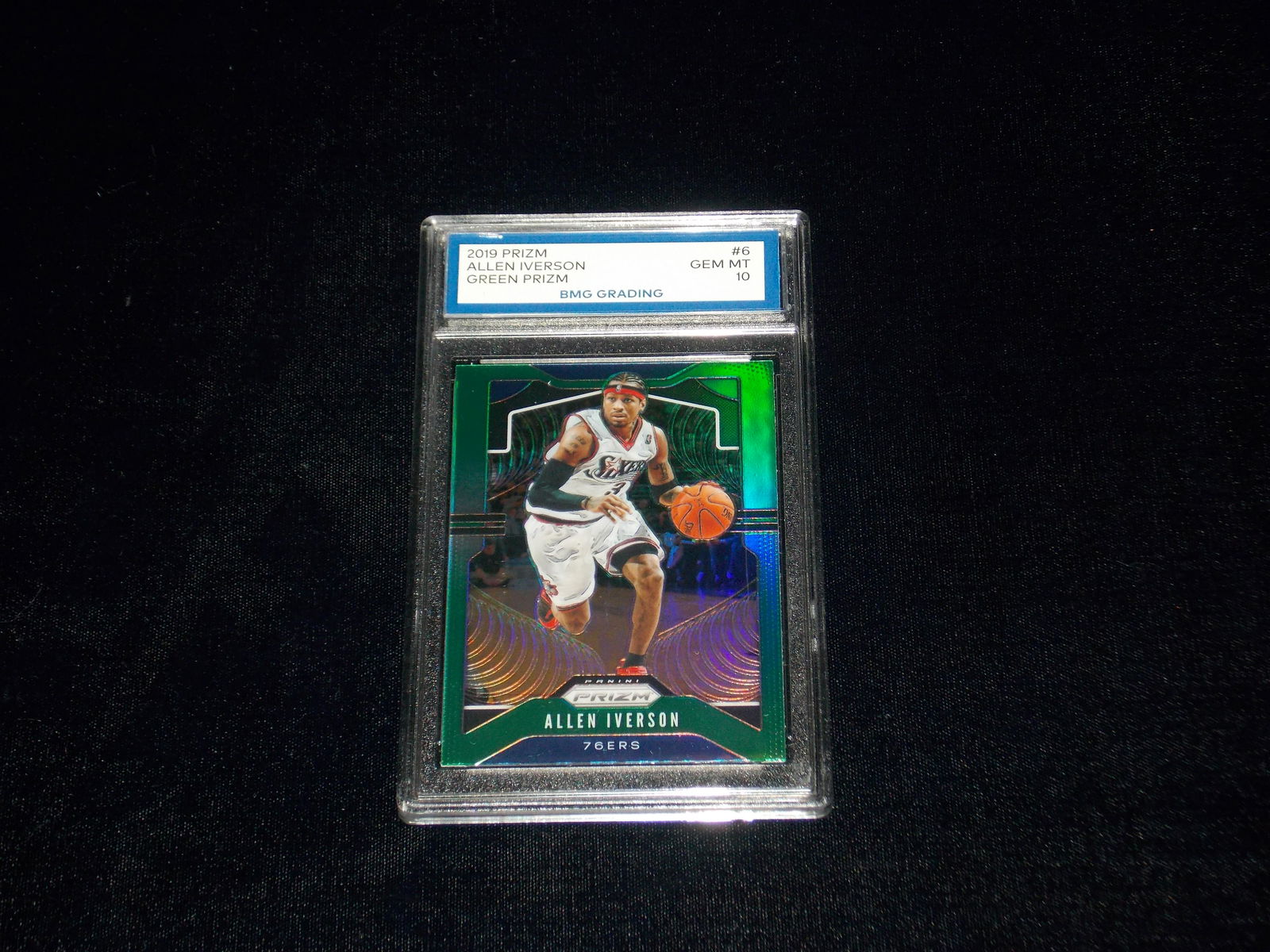 ALLEN IVERSON, 2019 Prizm, GEM MT 10 (1 of 1)