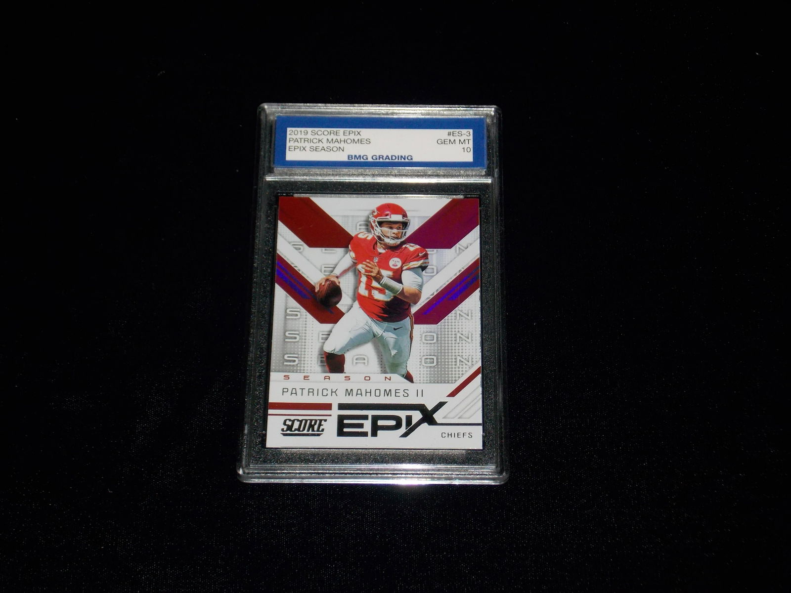PATRICK MAHOMES, 2019 Score Epix, GEM MT 10 (1 of 1)