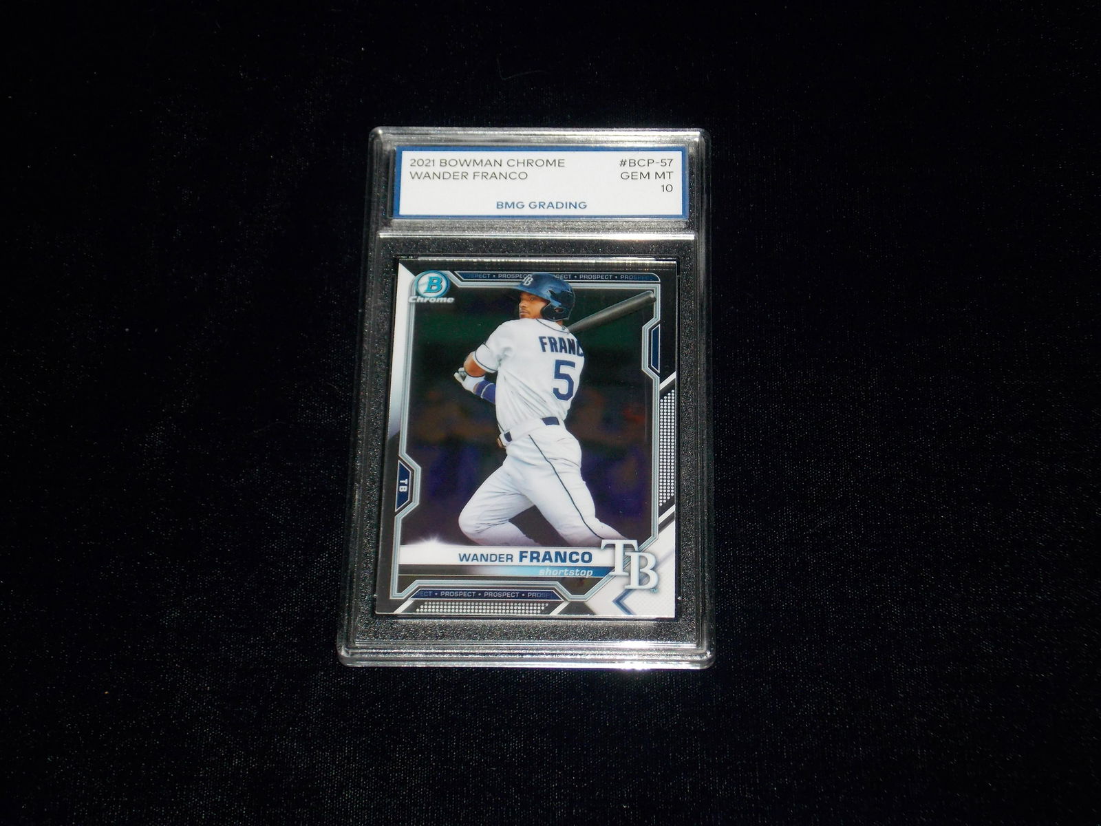 WANDER FRANCO, 2021 Bowman Chrome, GEM MT 10 (1 of 1)