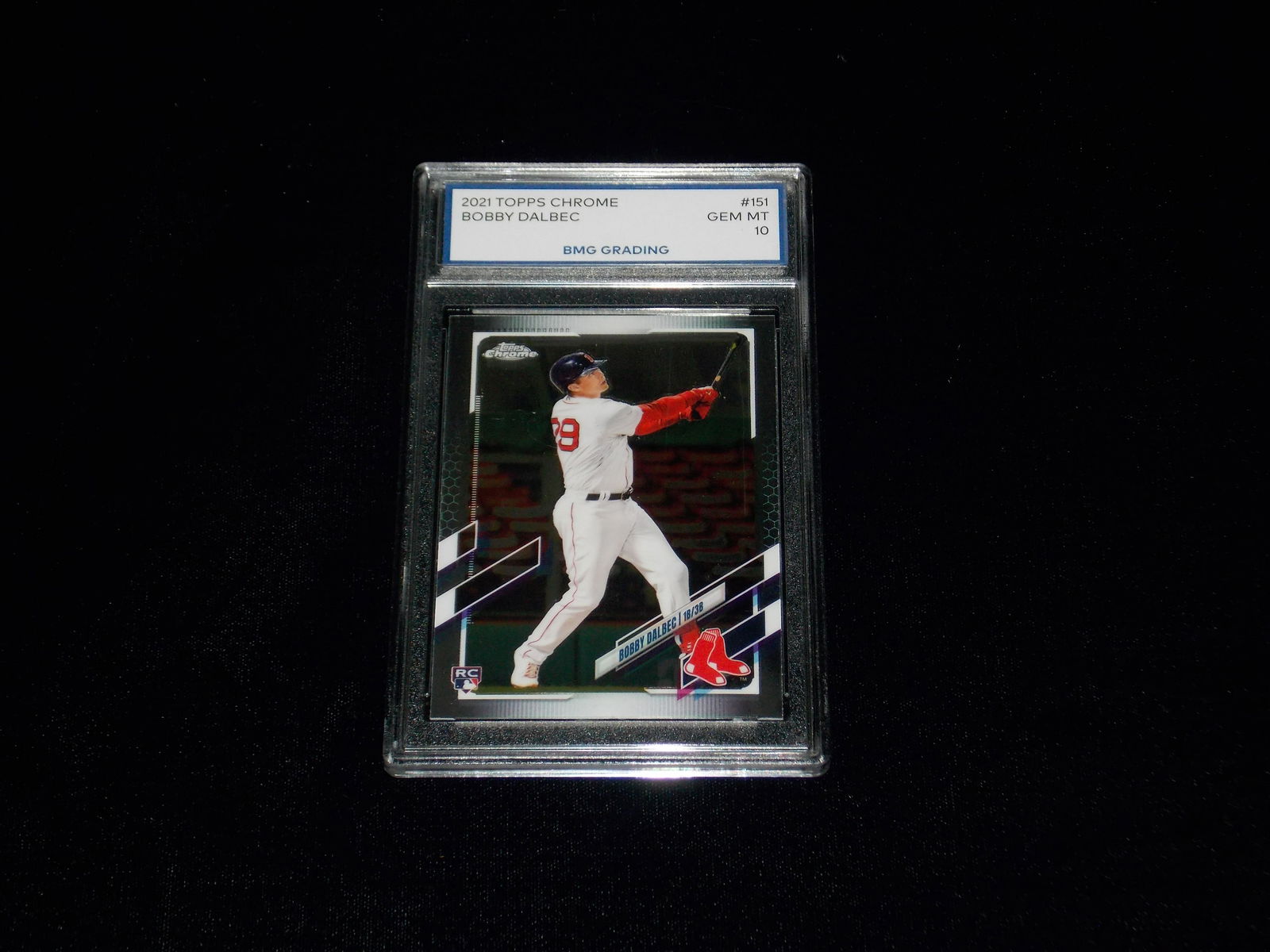 BOBBY DALBEC, 2021 Topps Chrome, GEM MT 10 (1 of 1)