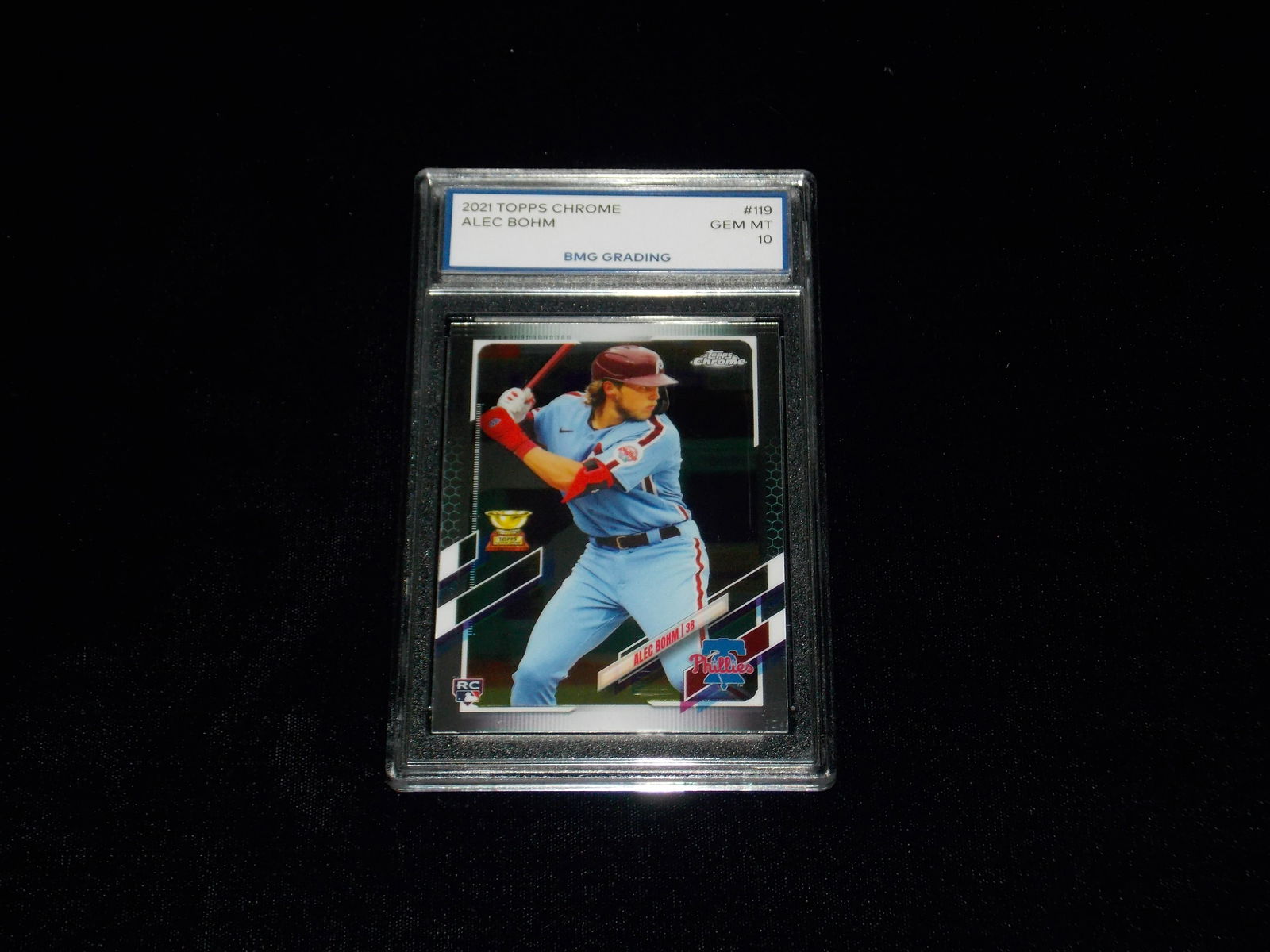 Alec Bohm, 2021 Topps Chrome, GEM MT 10 (1 of 1)