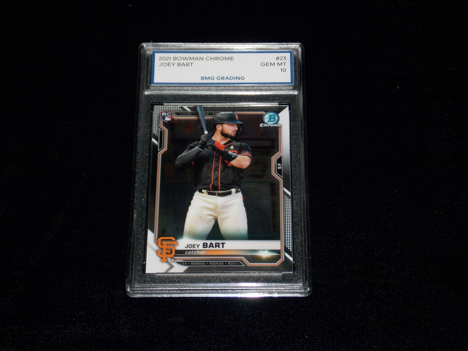 2021 Bowman Chrome, JOEY BART, GEM MT 10: GEM MT 10