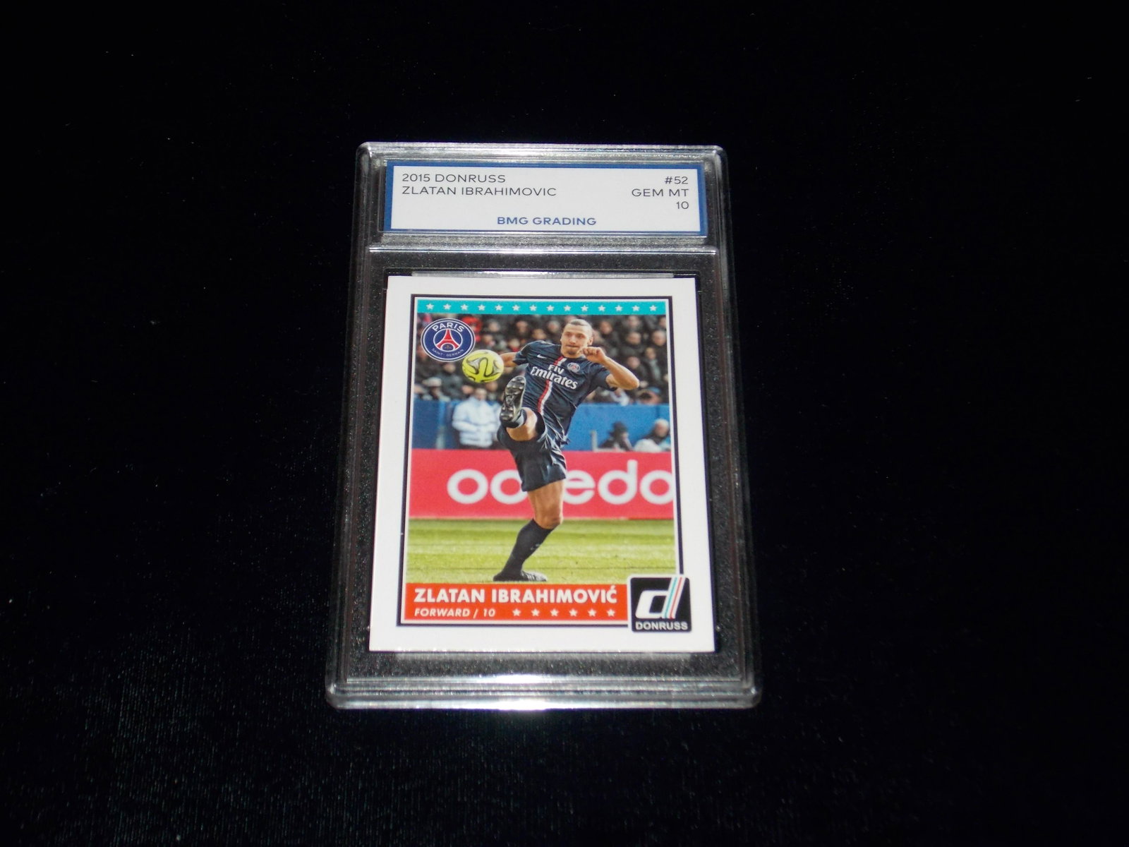 2015 Donruss, ZLATAN IBRAHIMOVIC, GEM MT 10: GEM MT 10