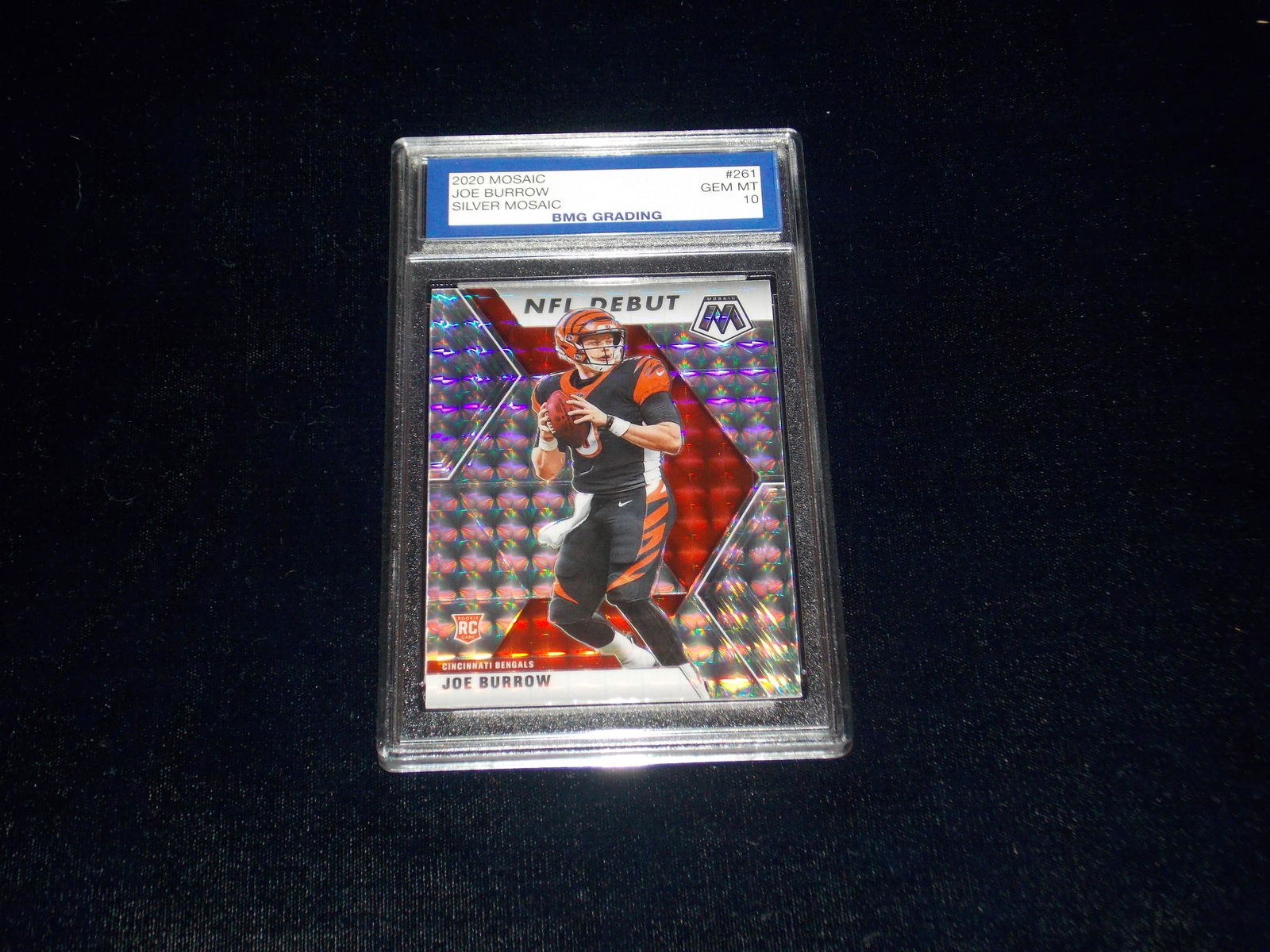 JOE BURROW, 2020 Mosaic, GEM MT 10 (1 of 1)