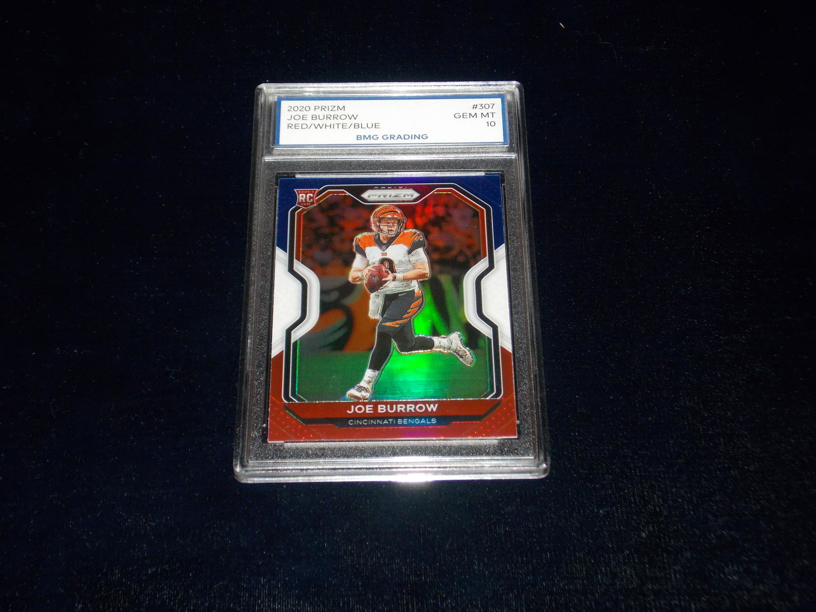 JOE BURROW, 2020 Prizm, GEM MT 10 (1 of 1)