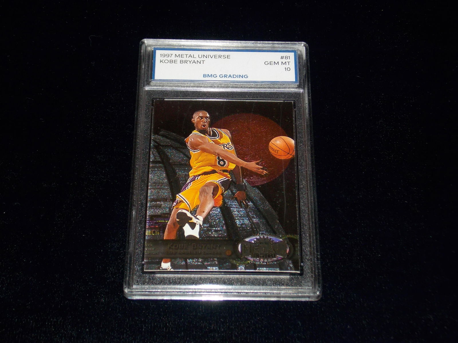KOBE BRYANT, 1997 Metal Universe, GEM MT 10 (1 of 1)