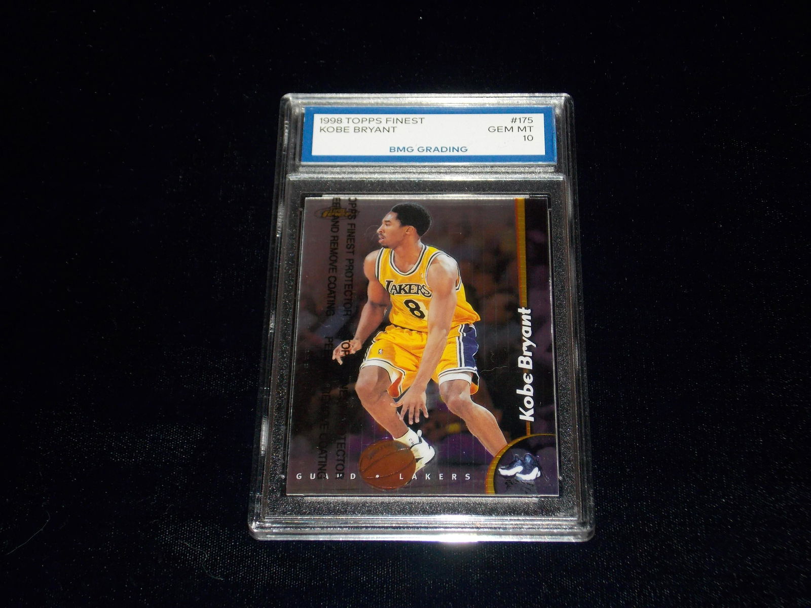 KOBE BRYANT, 1998 Topps Finest, GEM MT 10 (1 of 1)