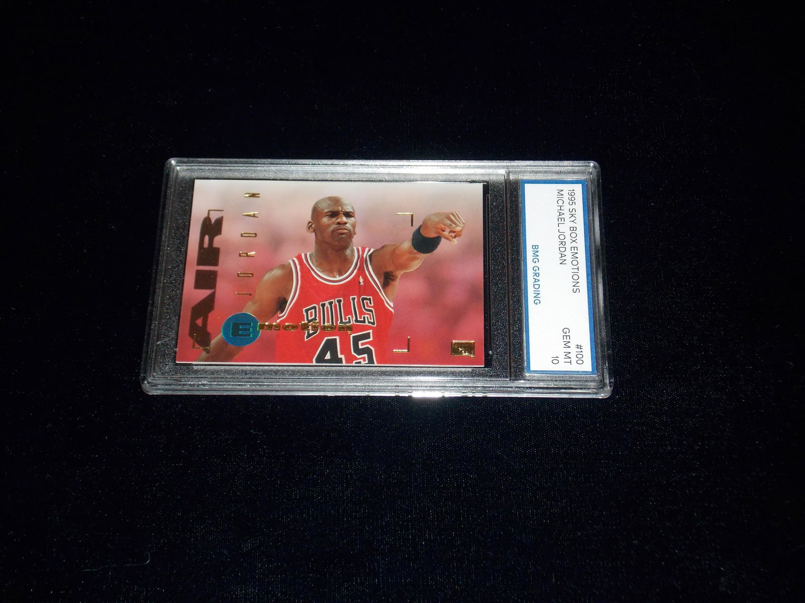 1995 Sky Box Emotions, MICHAEL JORDAN, GEM MT 10 (1 of 1)