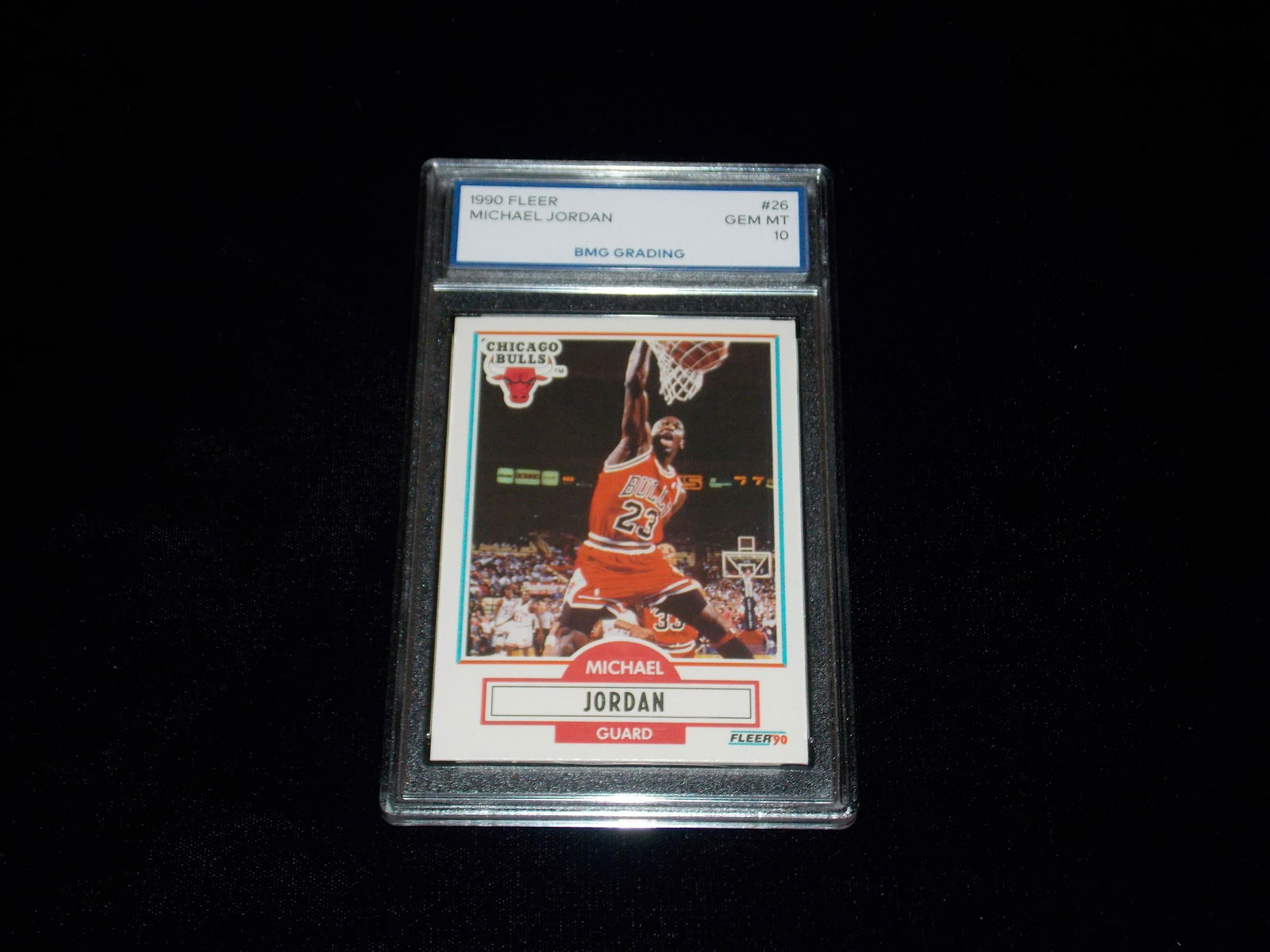 MICHAEL JORDAN, 1990 Fleer, GEM MT 10 (1 of 1)