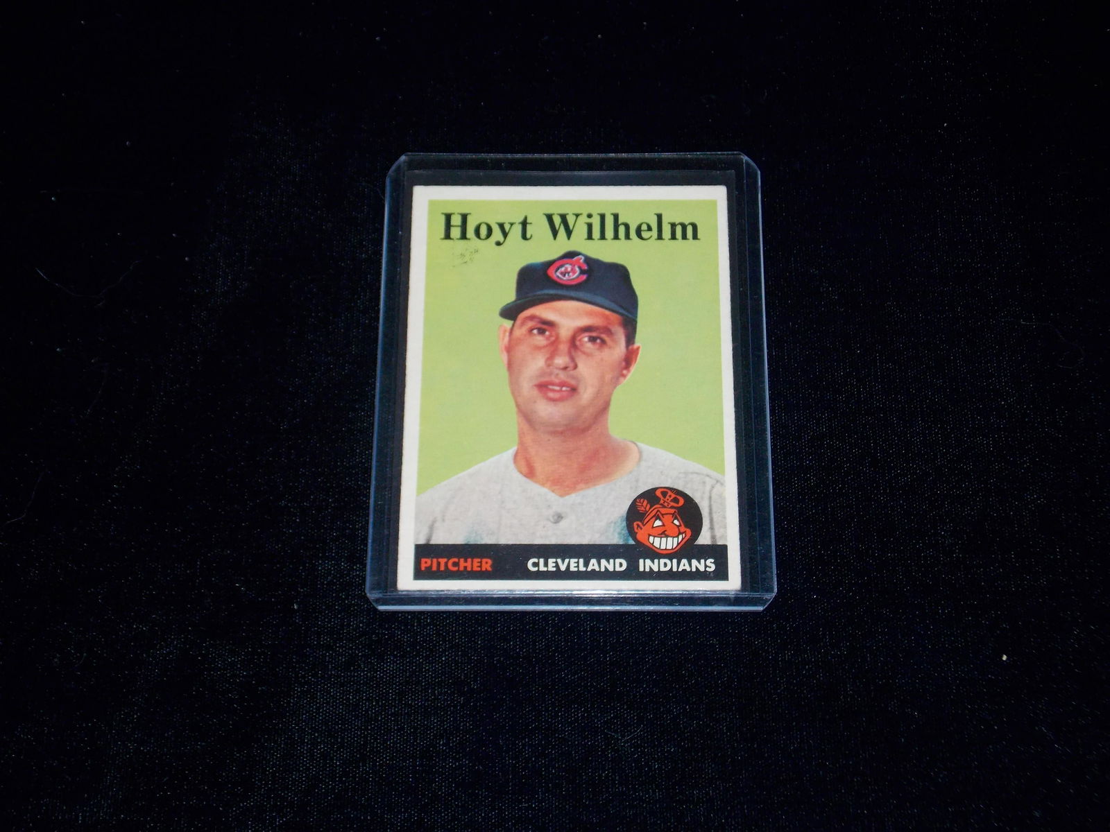 1958 Topps, HOYT WILHELM, Cleveland Indians (1 of 1)