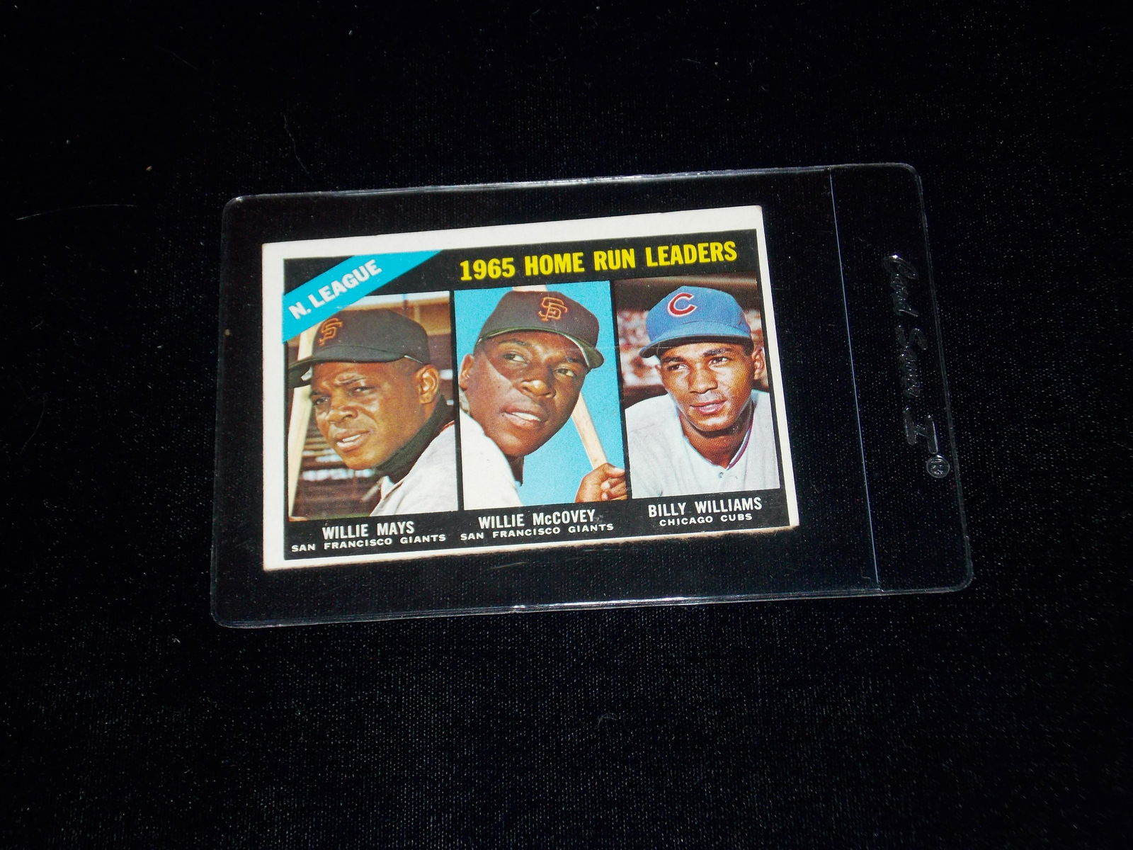 1966 Topps, WILLIE MAYS, WILLIE McCOVEY, Billy (1 of 1)