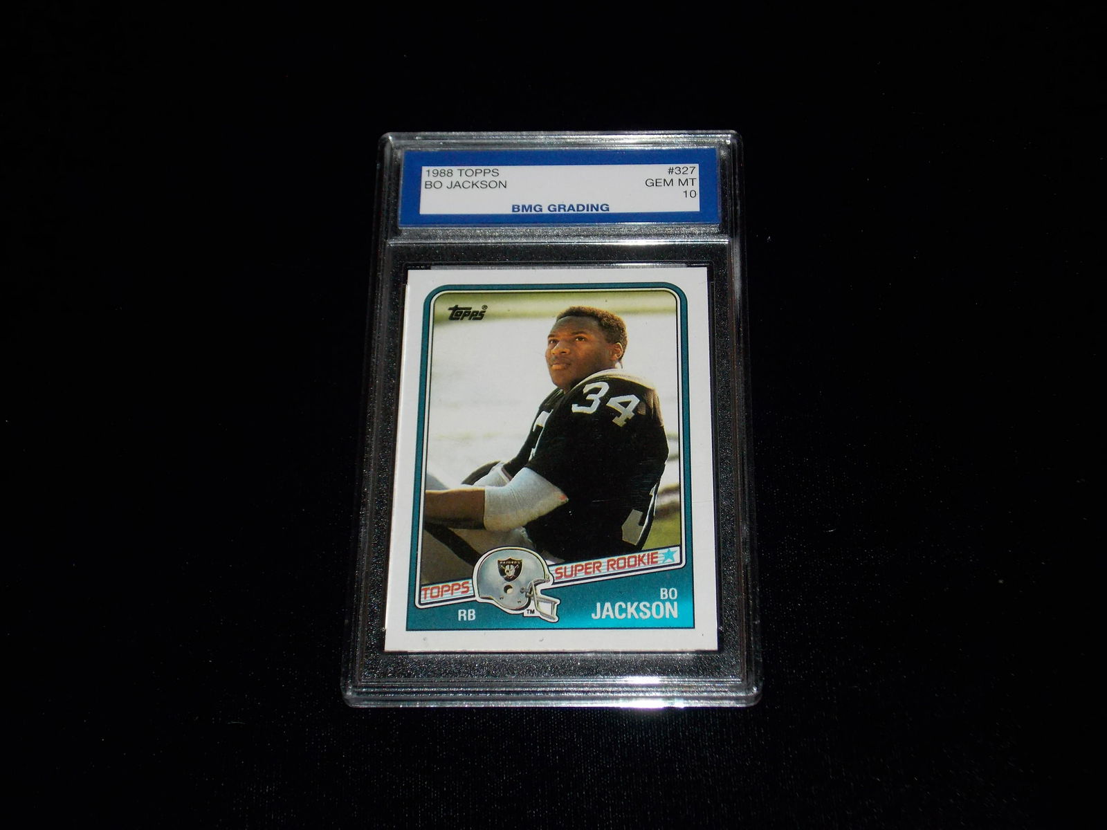 BO JACKSON, 1988 Topps, GEM MT 10 (1 of 1)