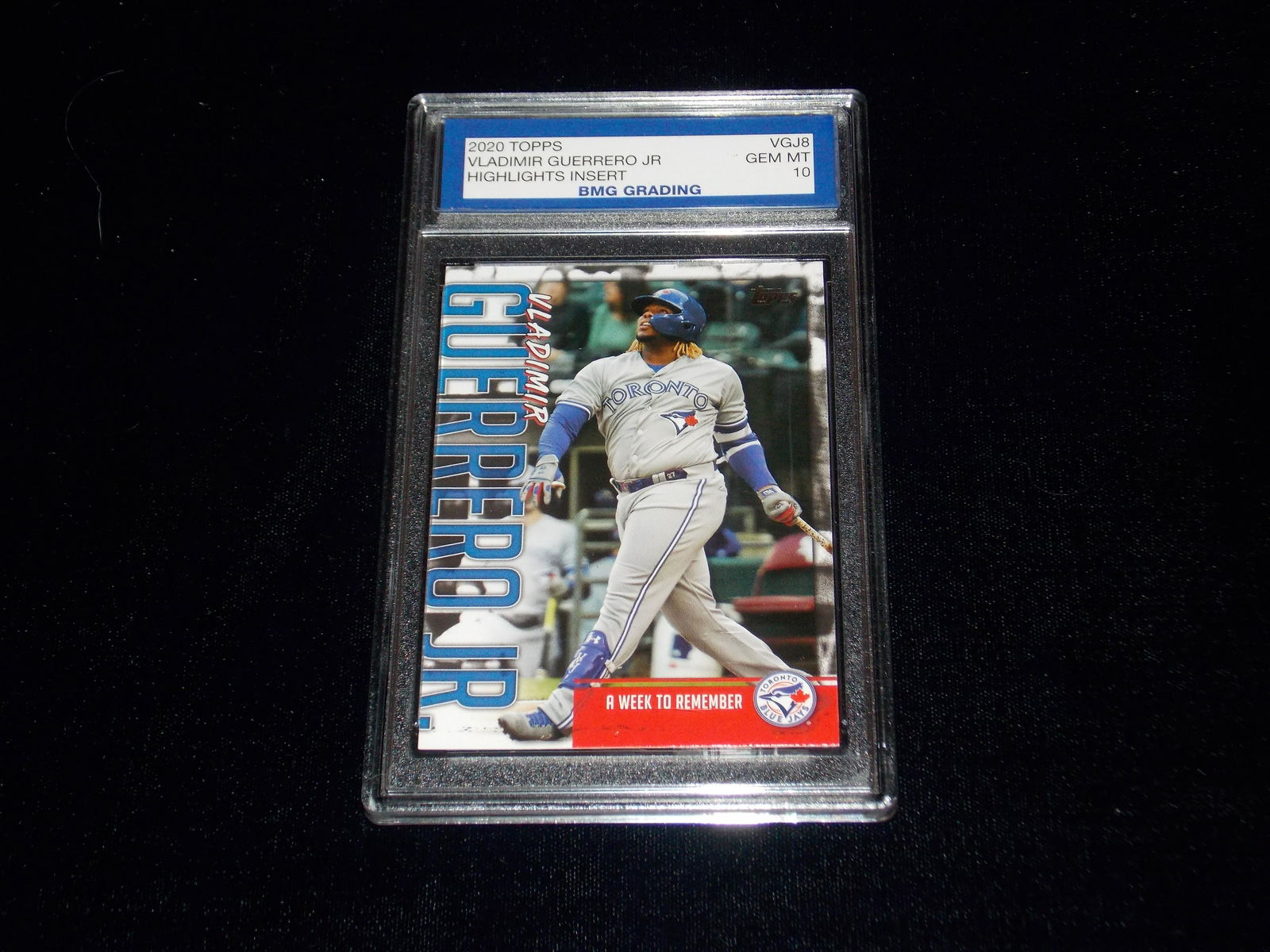 VLADIMIR GUERRERO JR, 2020 Topps, GEM MT 10 (1 of 1)