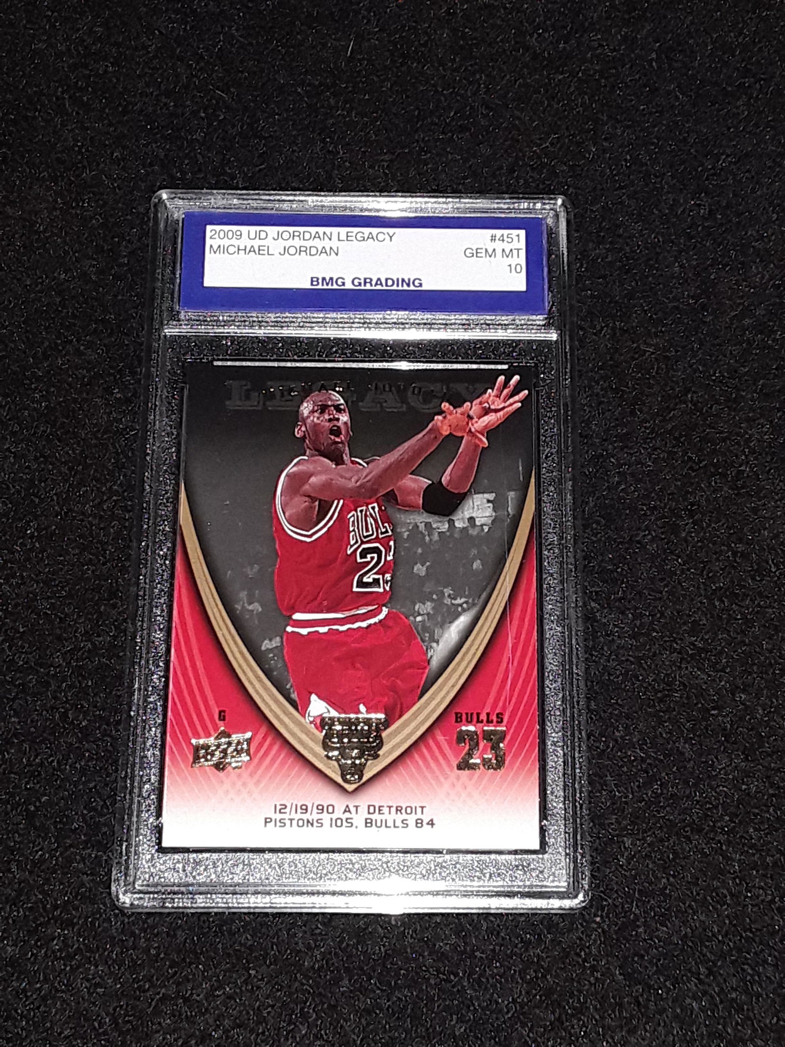 MICHAEL JORDAN, 2009 UD Jordan Legacy, GEM MT 10 (1 of 1)