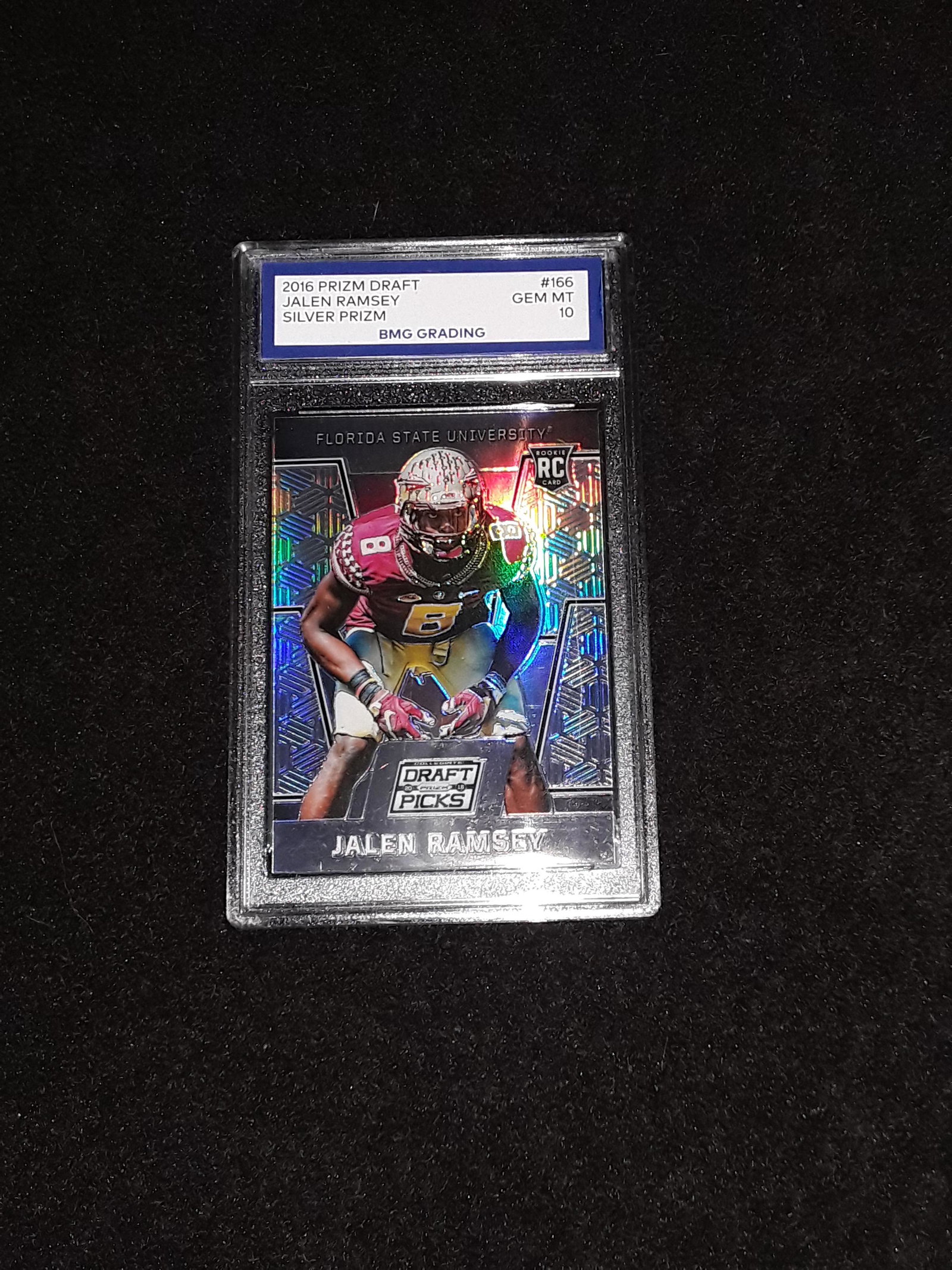 JALEN RAMSEY, 2016 Silver PRIZM Draft, GEM MT 10 (1 of 1)