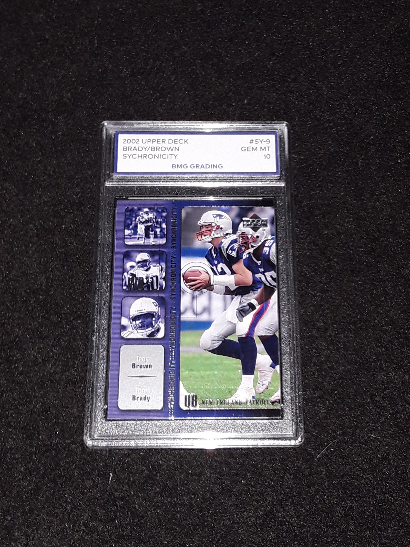 BRADY/BROWN, 2002 Upper Deck, GEM MT 10 (1 of 1)