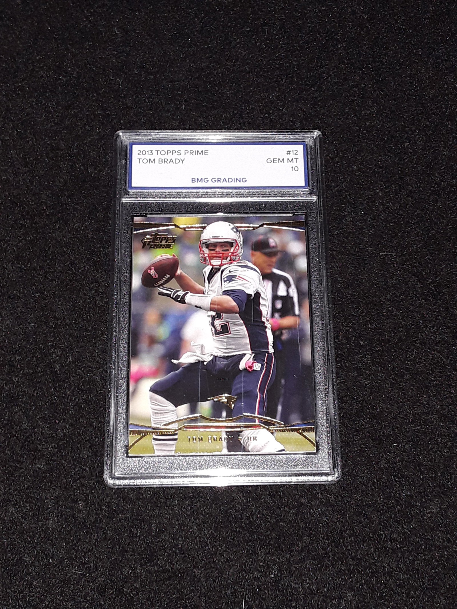 TOM BRADY, 2013 Topps Prime, GEM MT 10 (1 of 1)