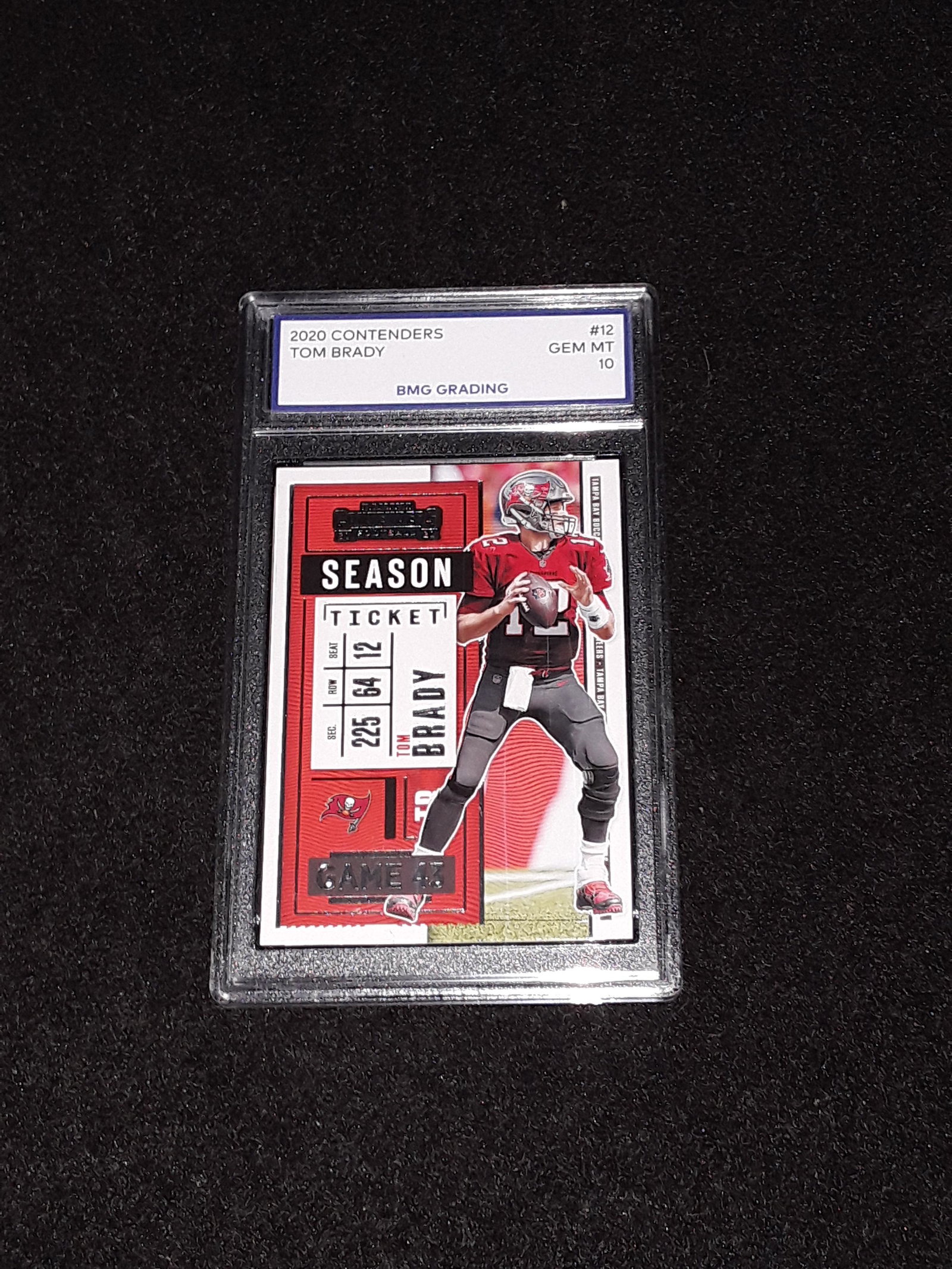 TOM BRADY, 2020 Contenders, GEM MT 10 (1 of 1)