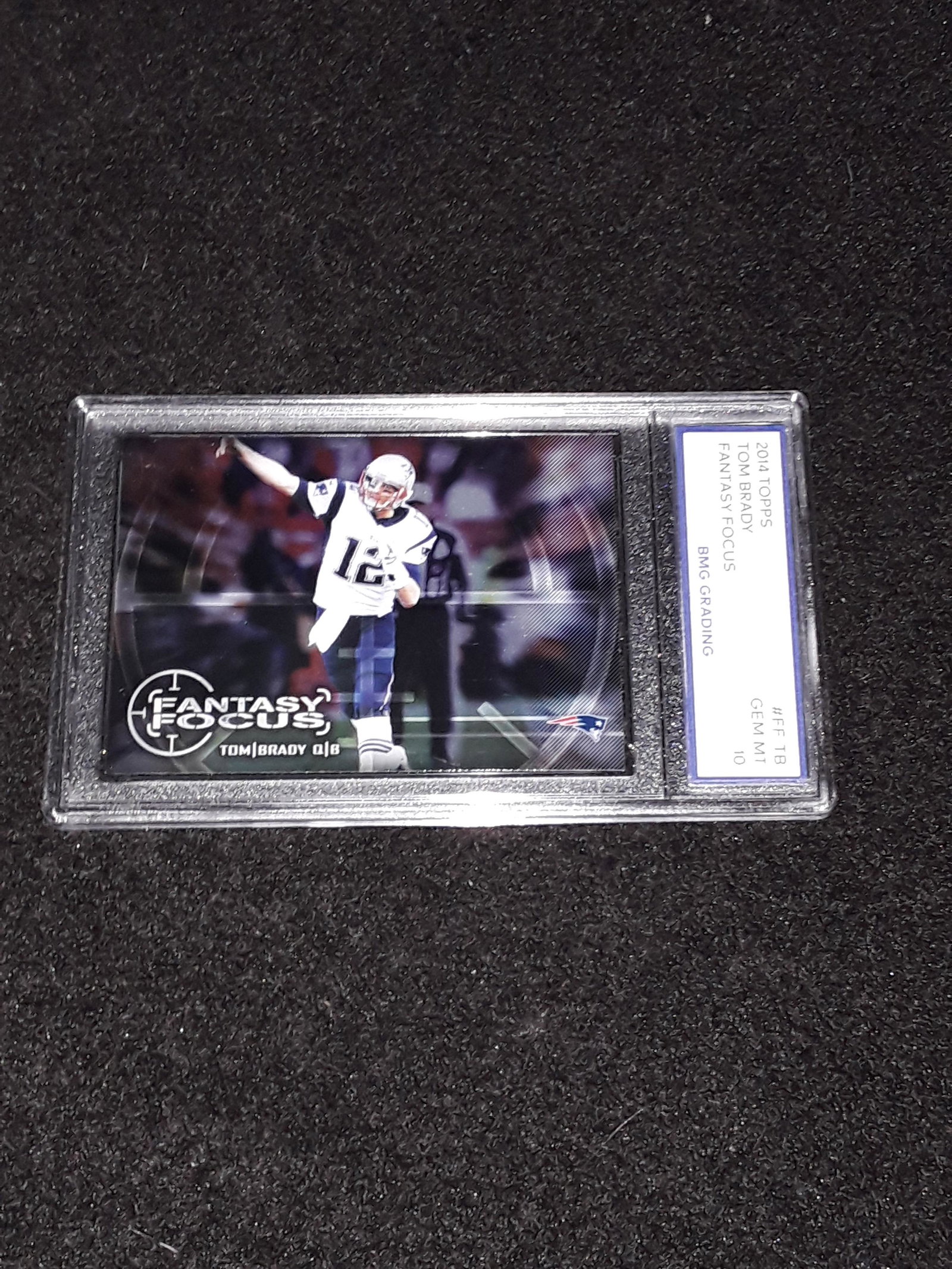 TOM BRADY, 2014 Topps, GEM MT 10 (1 of 1)