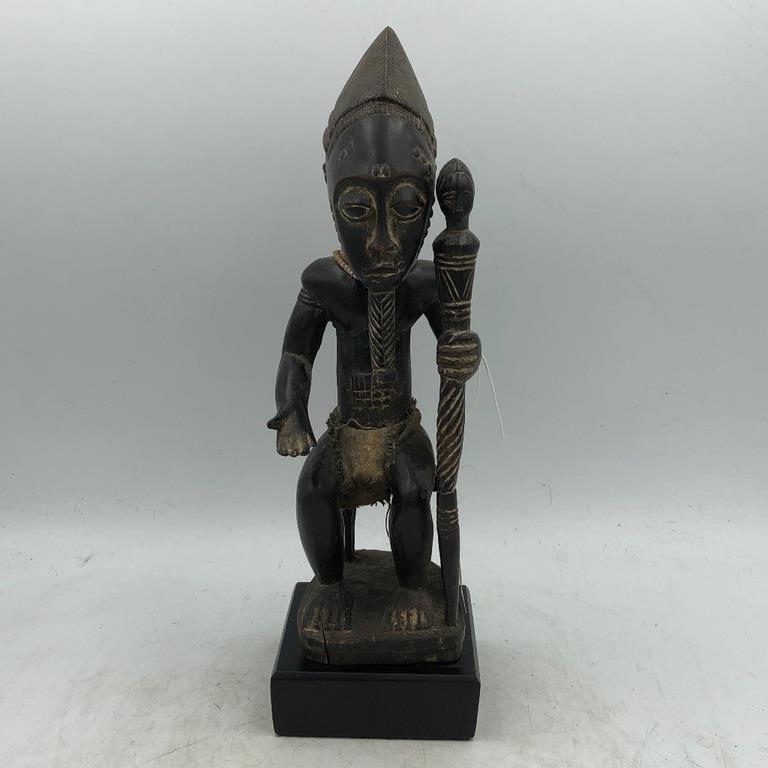 IVORY COAST BAULE FAMILY STATUE 14 Inches Tall (1 of 6)