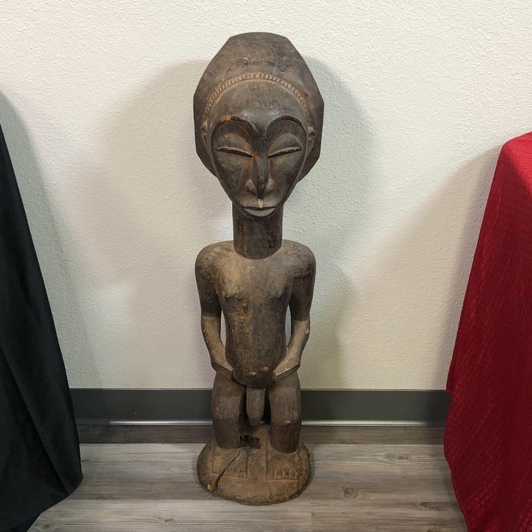 HEMBA CONGO MALE STATUE 38" (1 of 6)