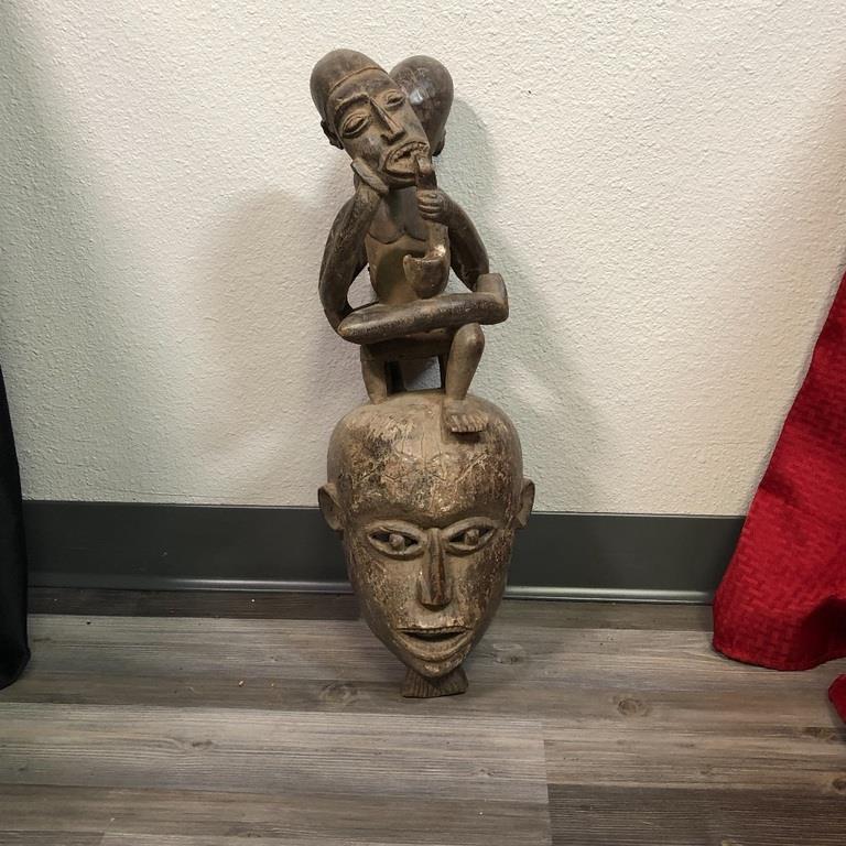 NIGERIA GOUROBA MASK: NIGERIA GOUROBA MASK