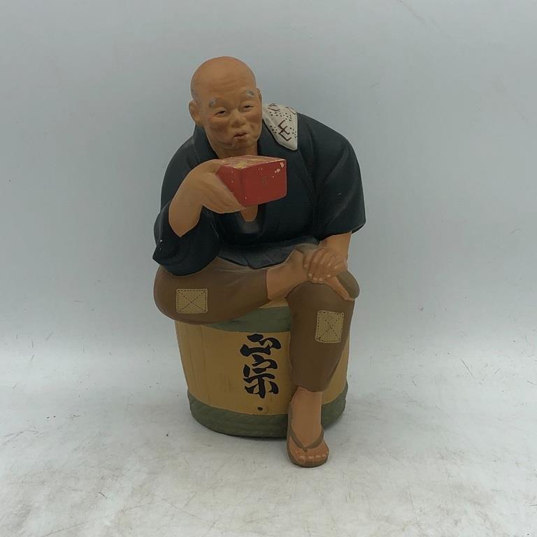 ASIAN MUDMAN CERAMIC FIGURE (1 of 5)