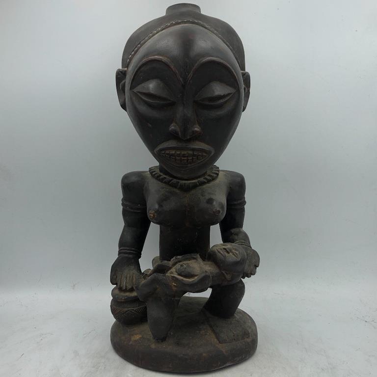 AFRICAN MATERNITY STATUE (1 of 7)