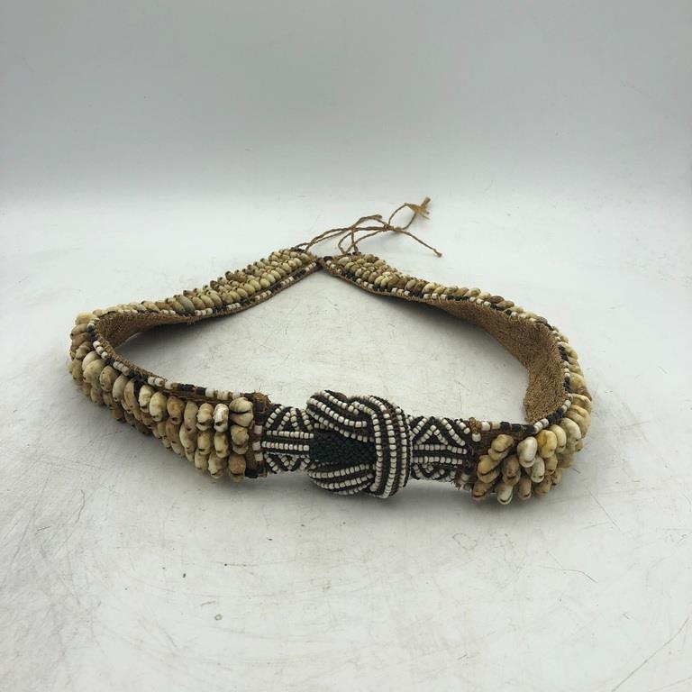 SEASHELL BEADED BELT 35 Inches (1 of 6)